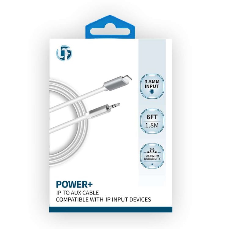 IP To Aux Cables - White 3