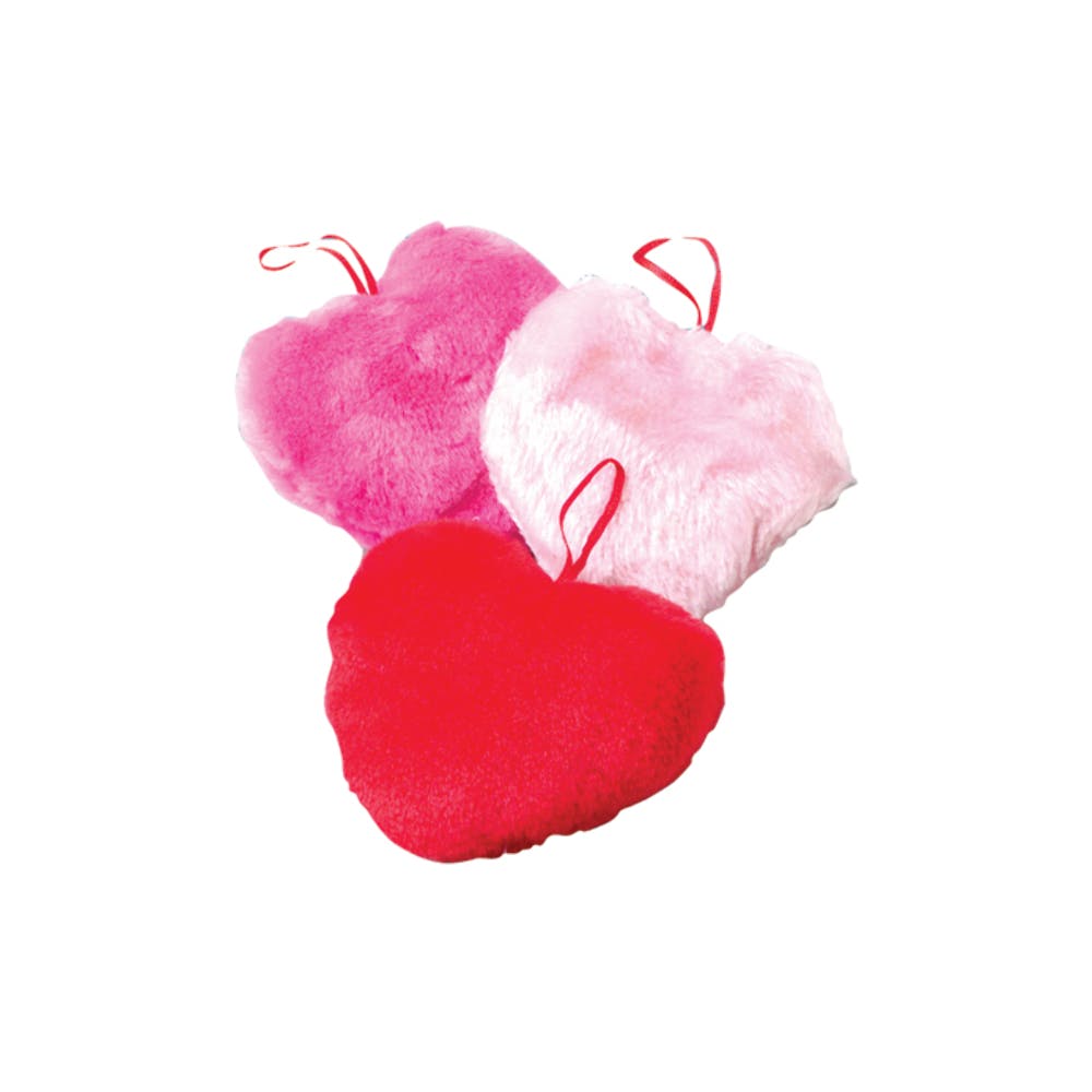 Plush Valentine's Day Hearts - Assorted 4" 3