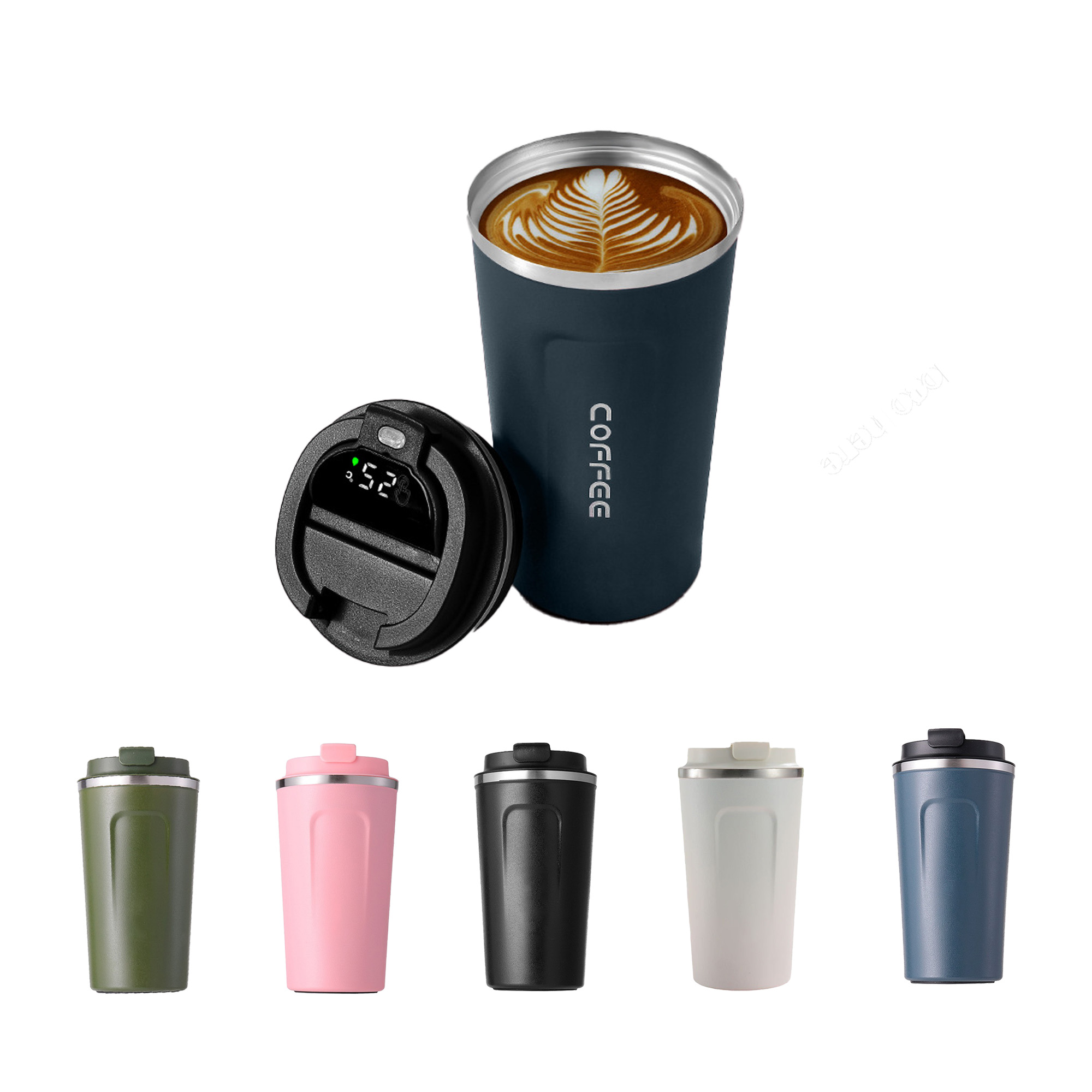 17oz Coffee Tumbler with Temperature Display
