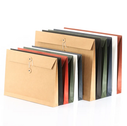 Kraft String Envelope File Folder