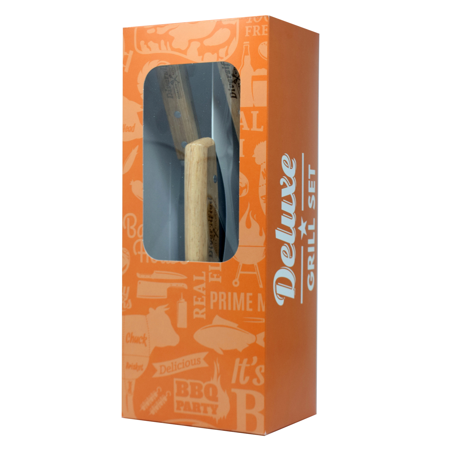 Deluxe Grilling Scraper & Flippers Set 19