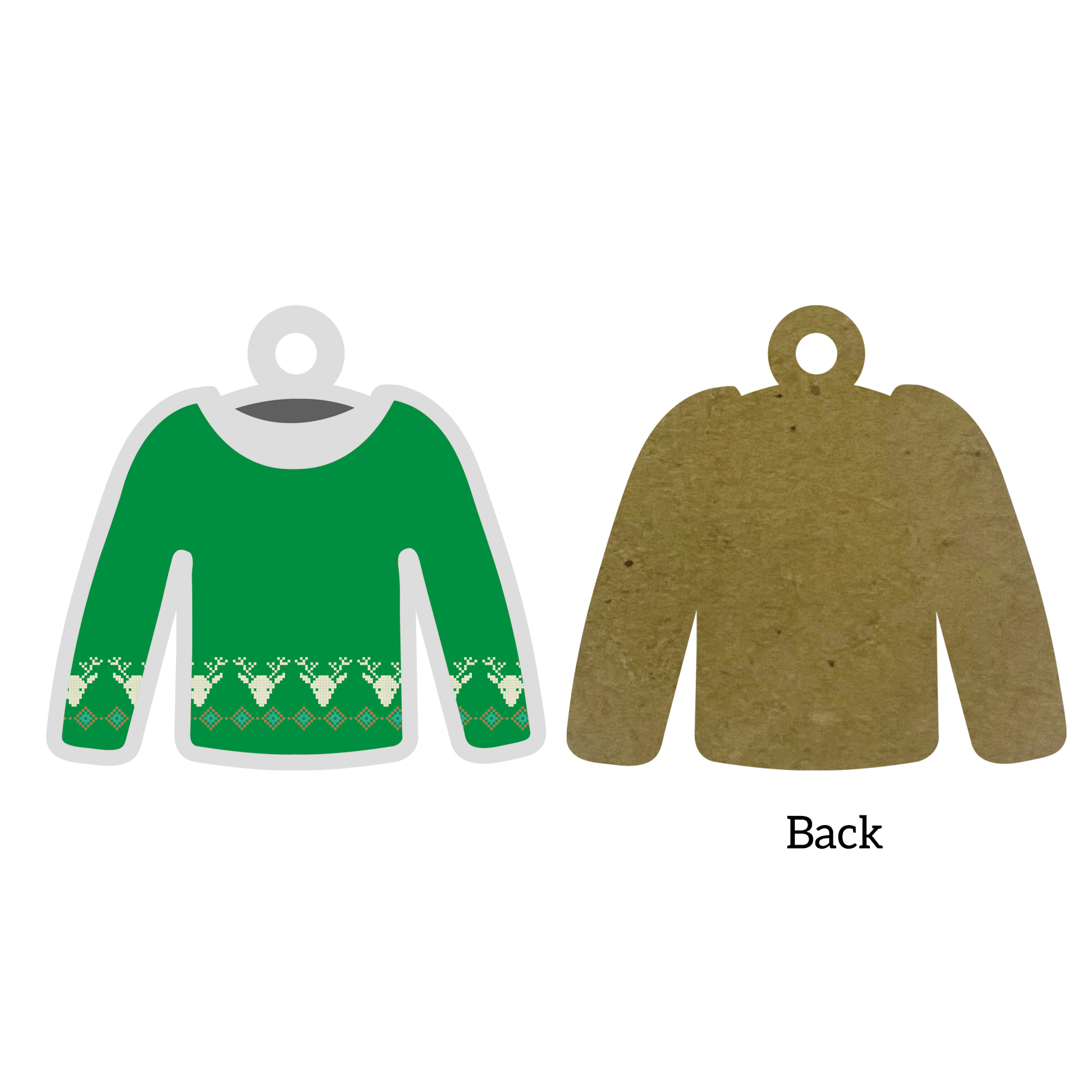 Free Shipping Full Color Christmas Ornament - Ugly Sweater 29
