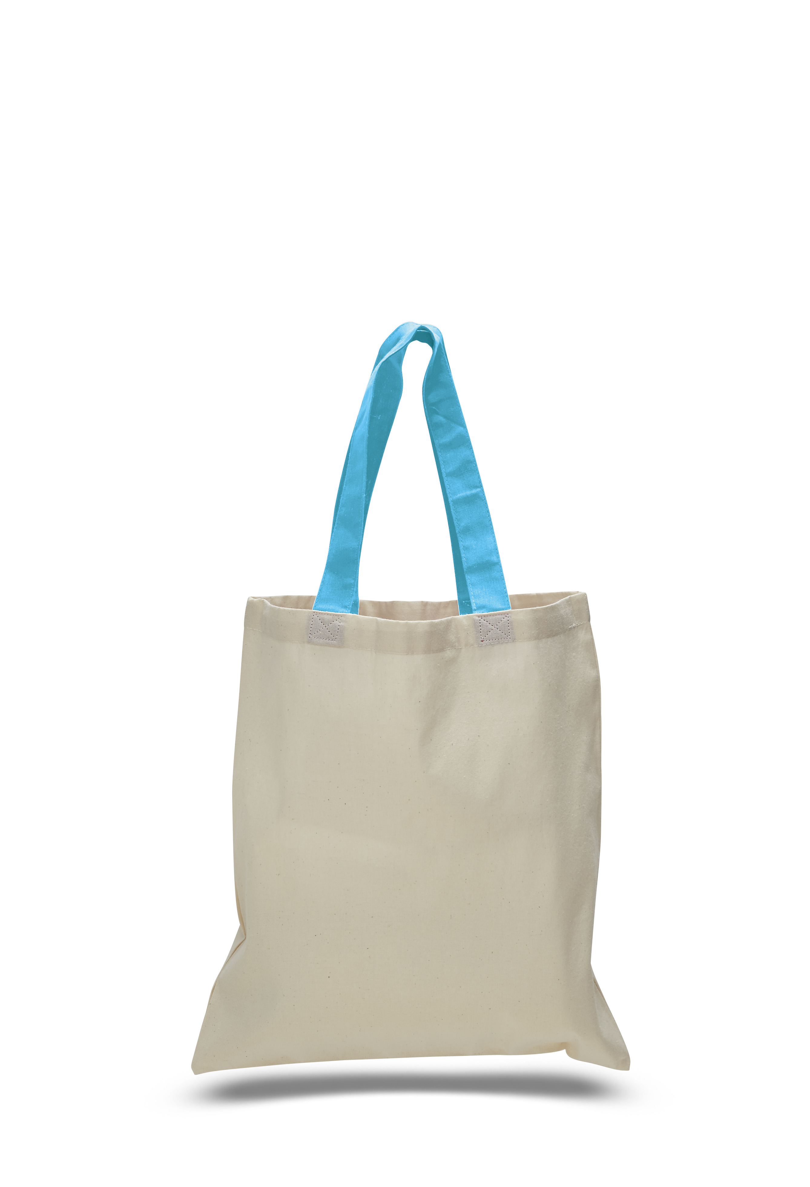 Economical Cotton Tote Bag with Colored Handles, custom tote bag with logo imprint 46