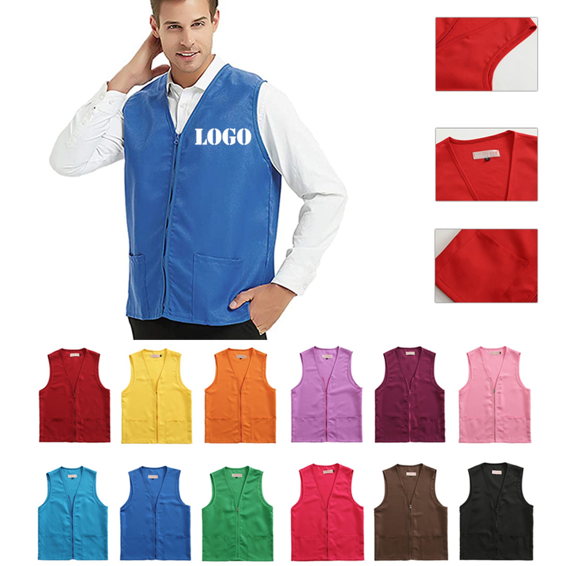 Custom Adult Volunteer Uniform Vest 5