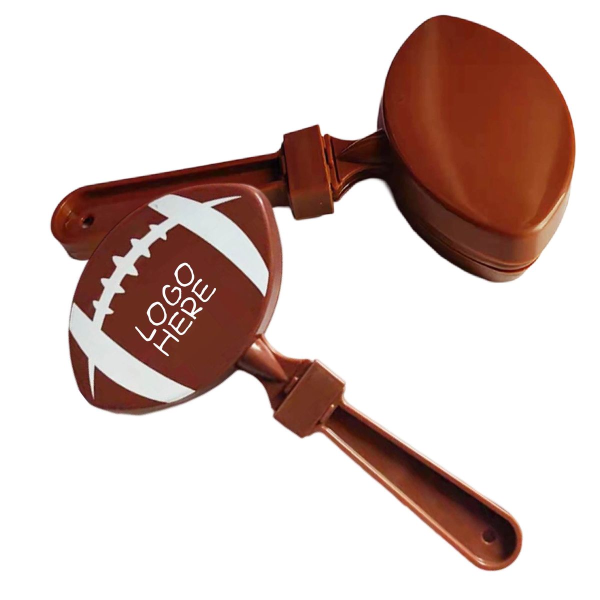 Football Clappers Noisemakers Plastic Hand 5