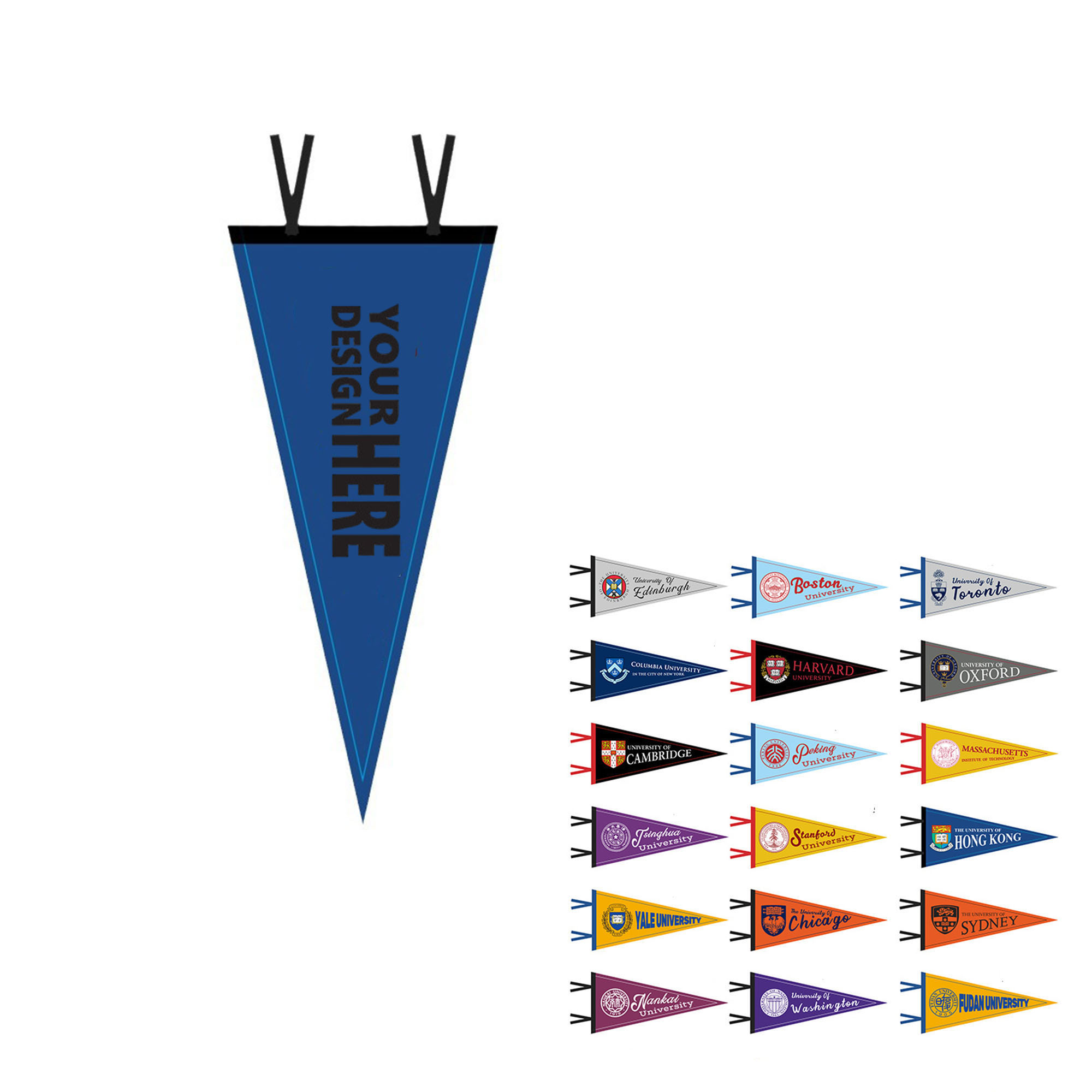 Felt Pennant Flag Banner For School Decor 3