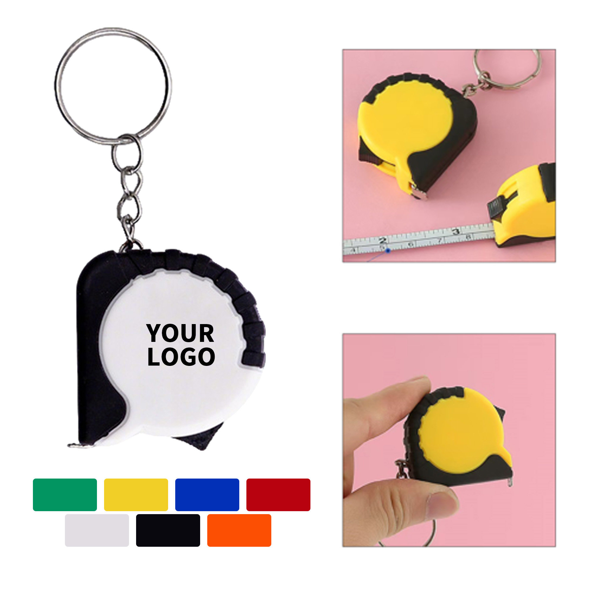 Three Foot Mini Keychain Measuring Tape