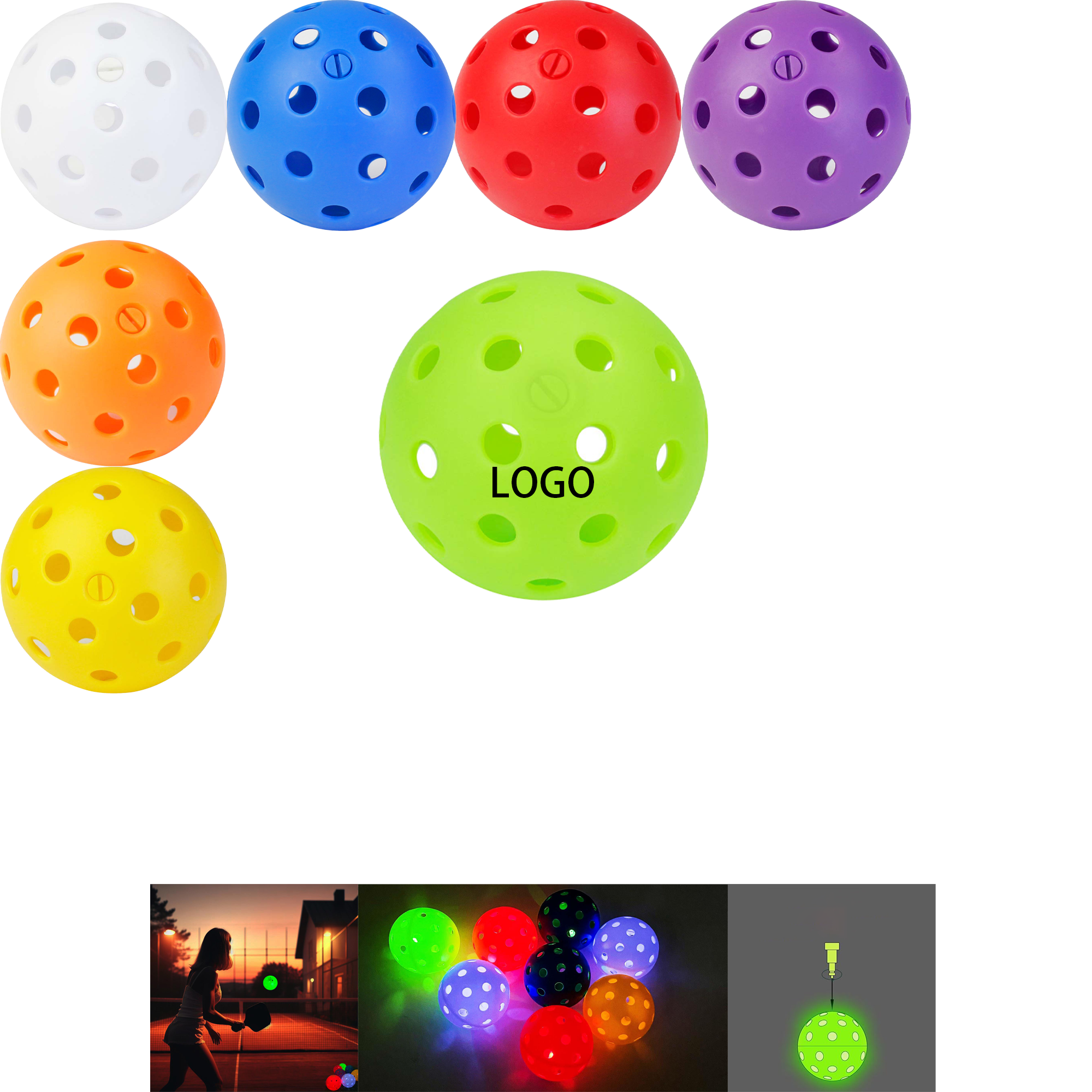 Luminous LED Pitchfork Ball 2