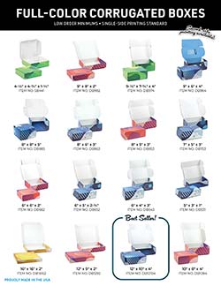 Corrugated box sizes