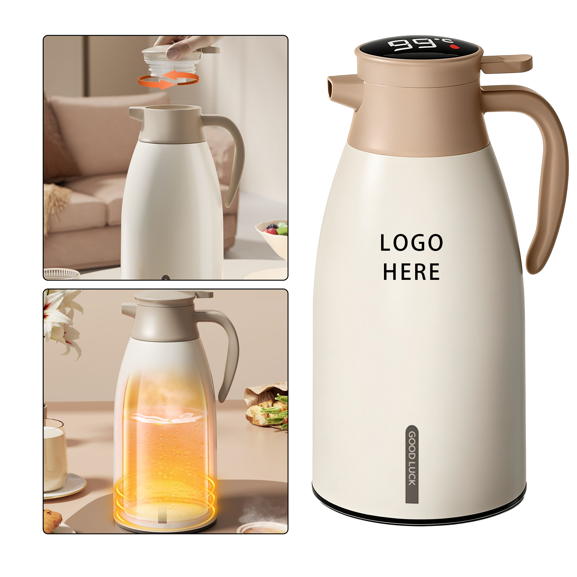 Temperature Display Electric Kettle 2