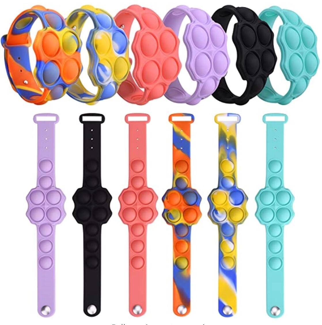 Push Pop Bubble Sensory Fidget Toy Bracelet