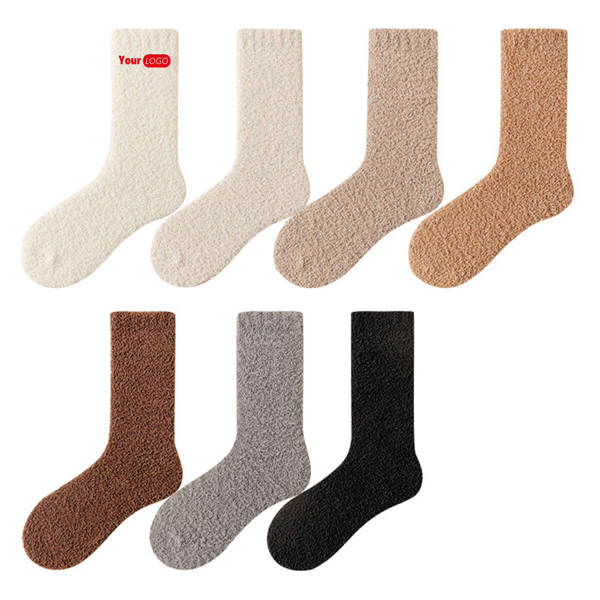 Womens Fuzzy Slipper Socks Winter Warm 3