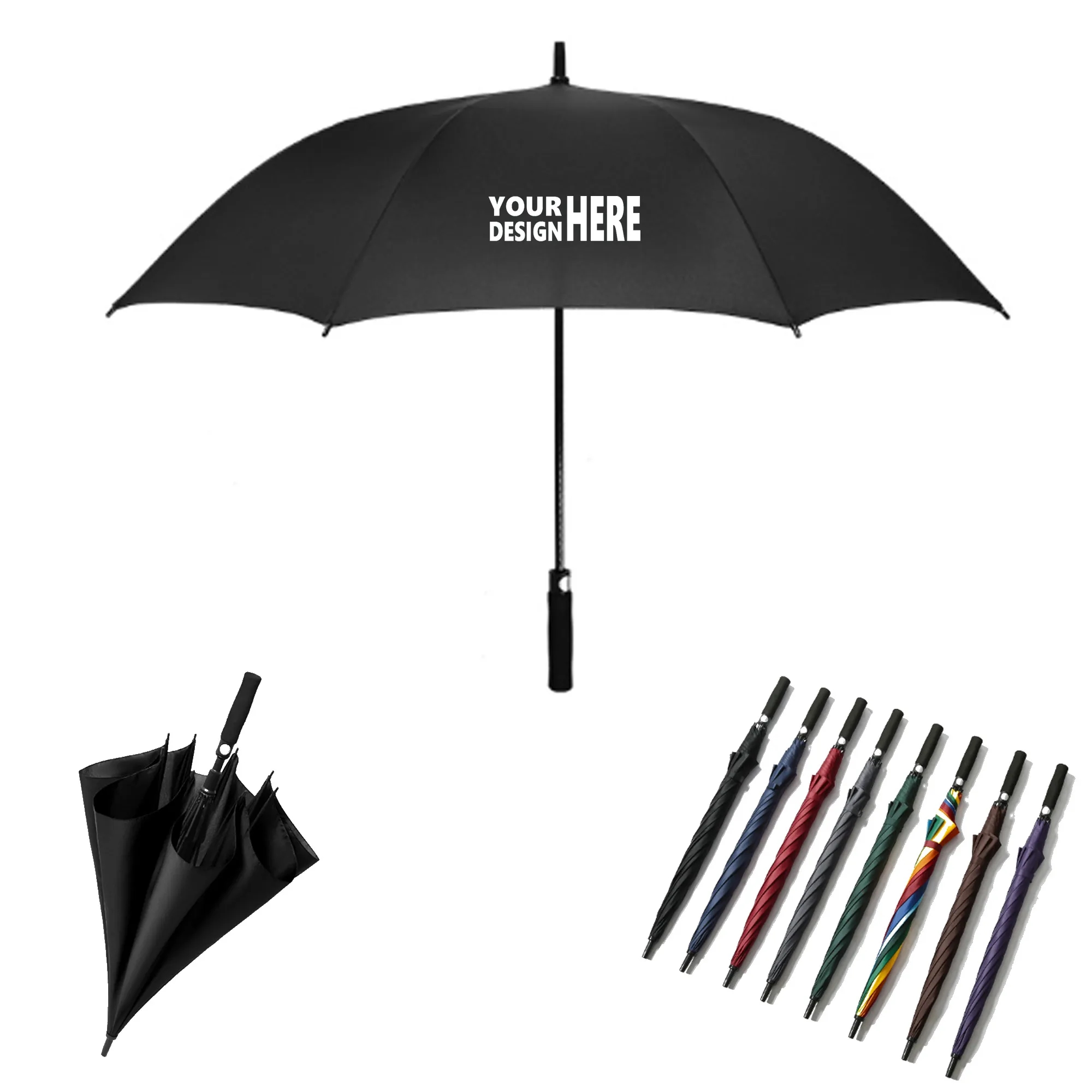 Umbrella Long Handle Straight Rod Automatic 7