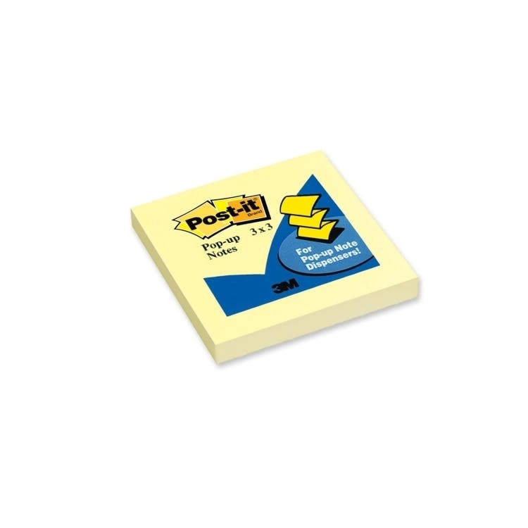 Post-It Pop-up Notes - 100 Sheets Yellow 3