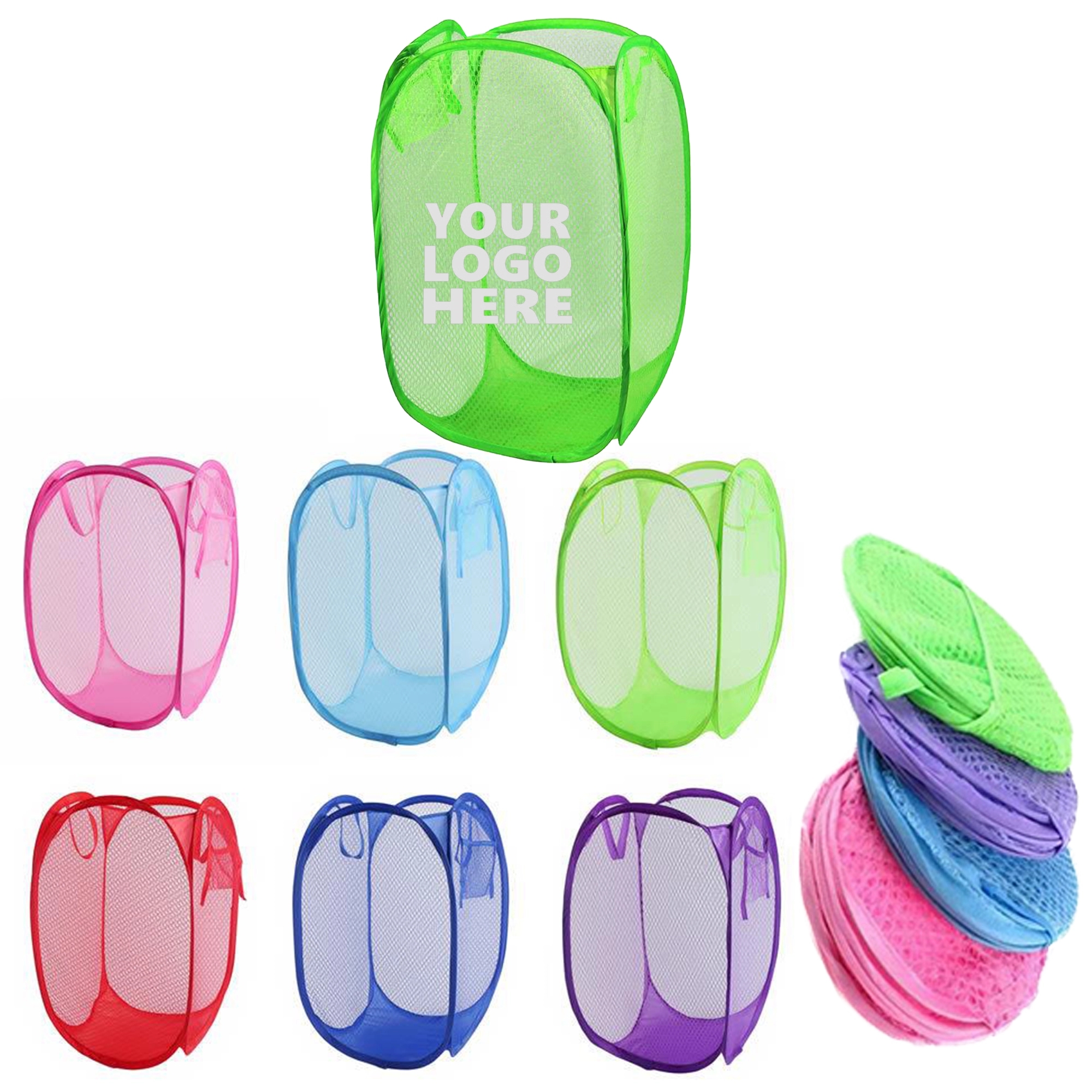 Collapsible Mesh Laundry Hamper 4