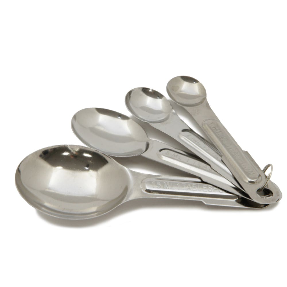 Measuring Spoon Sets - 4 Piece Stainless Steel 3