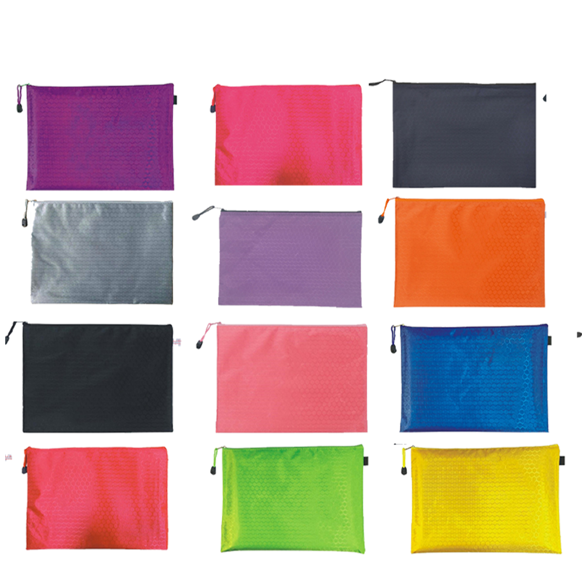 A4 Waterproof Zipper Document Bag Folders 7