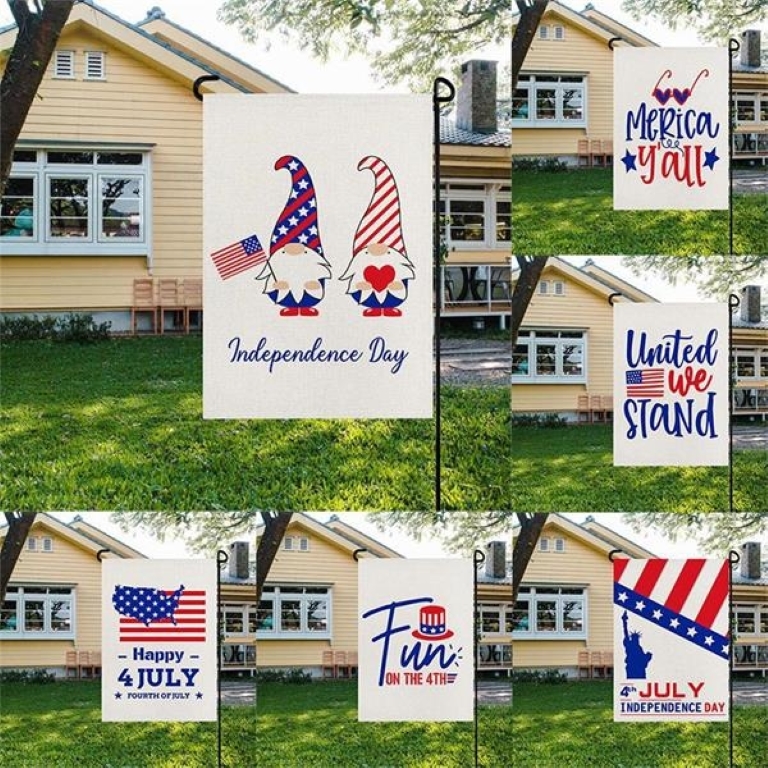 12" x 18" Custom Double Sided Garden Flags
