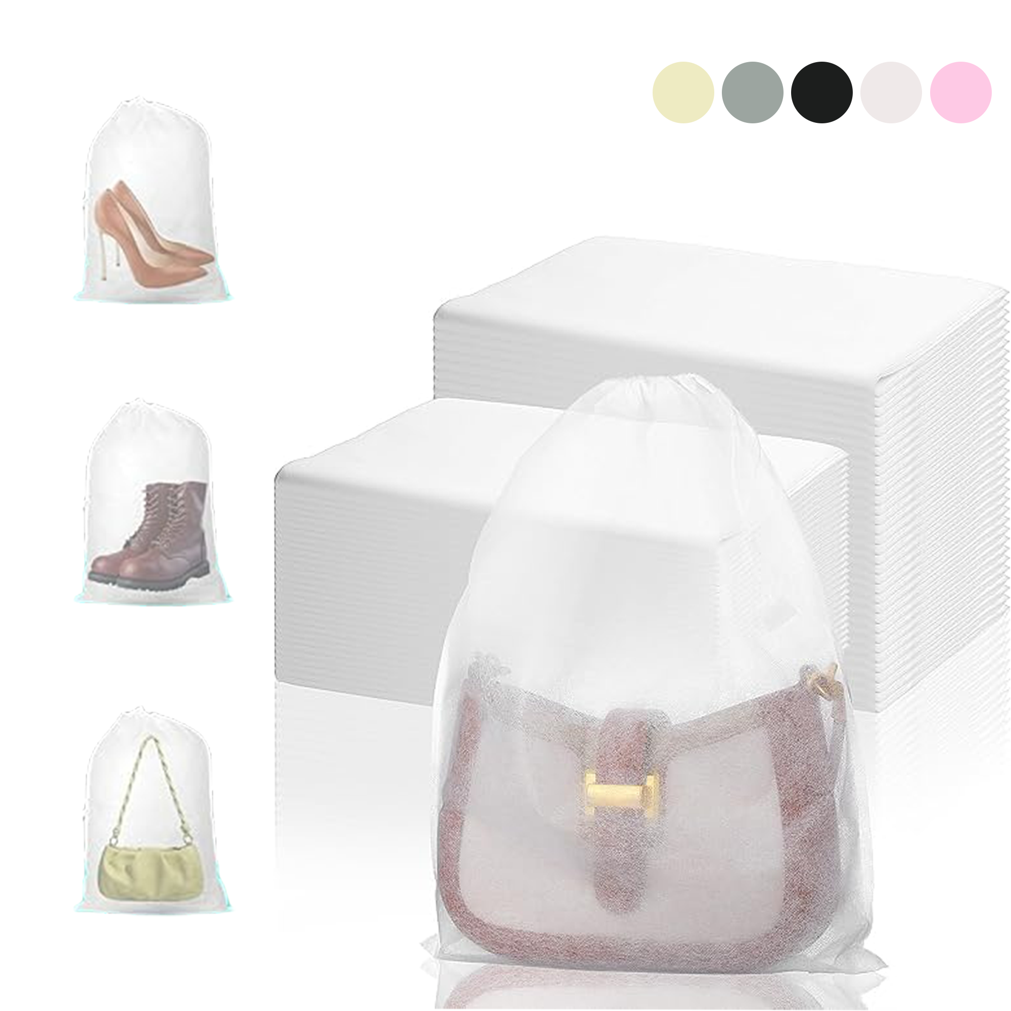Breathable Non-woven Drawstring Bag 8