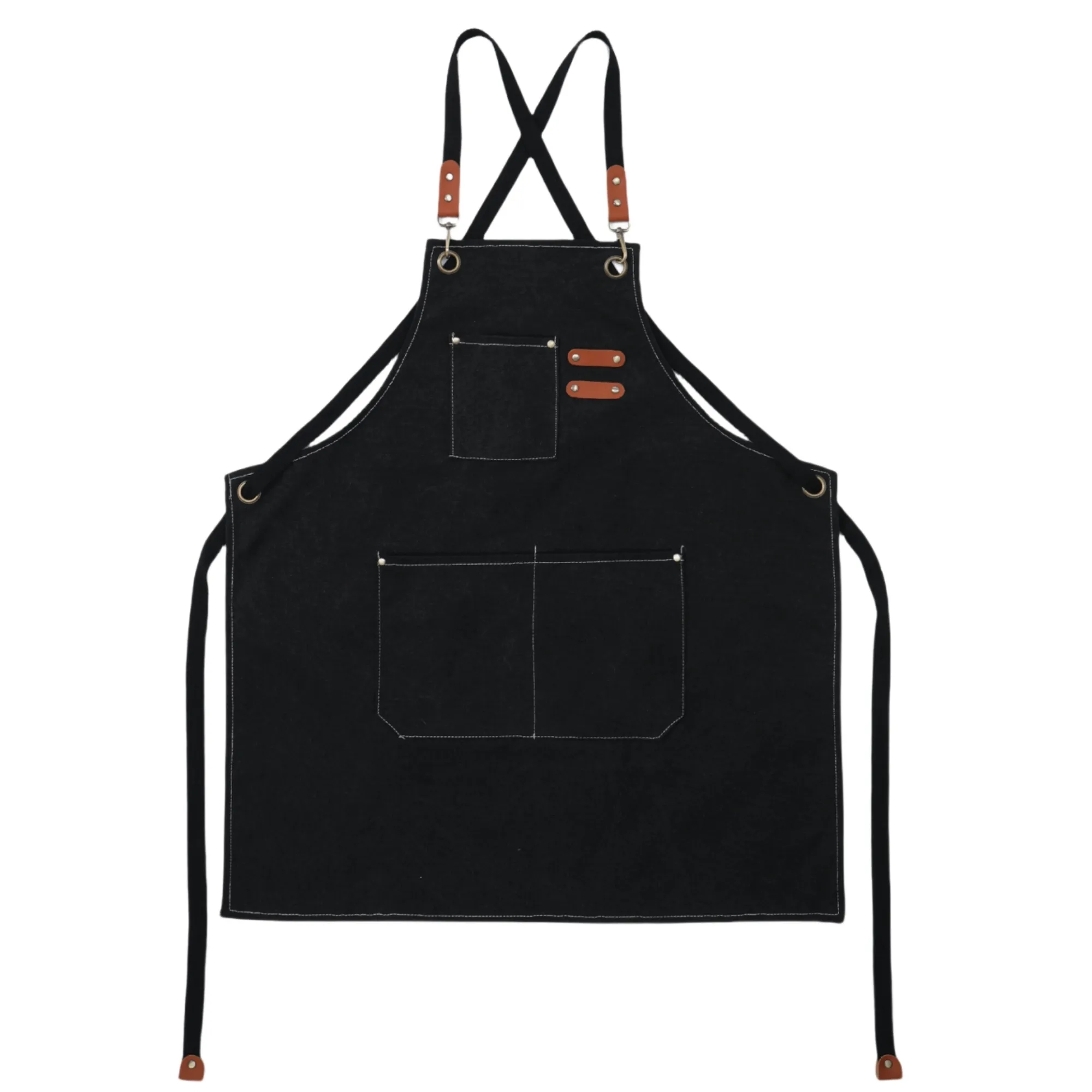 Adjustable Denim Bib Work Apron 25