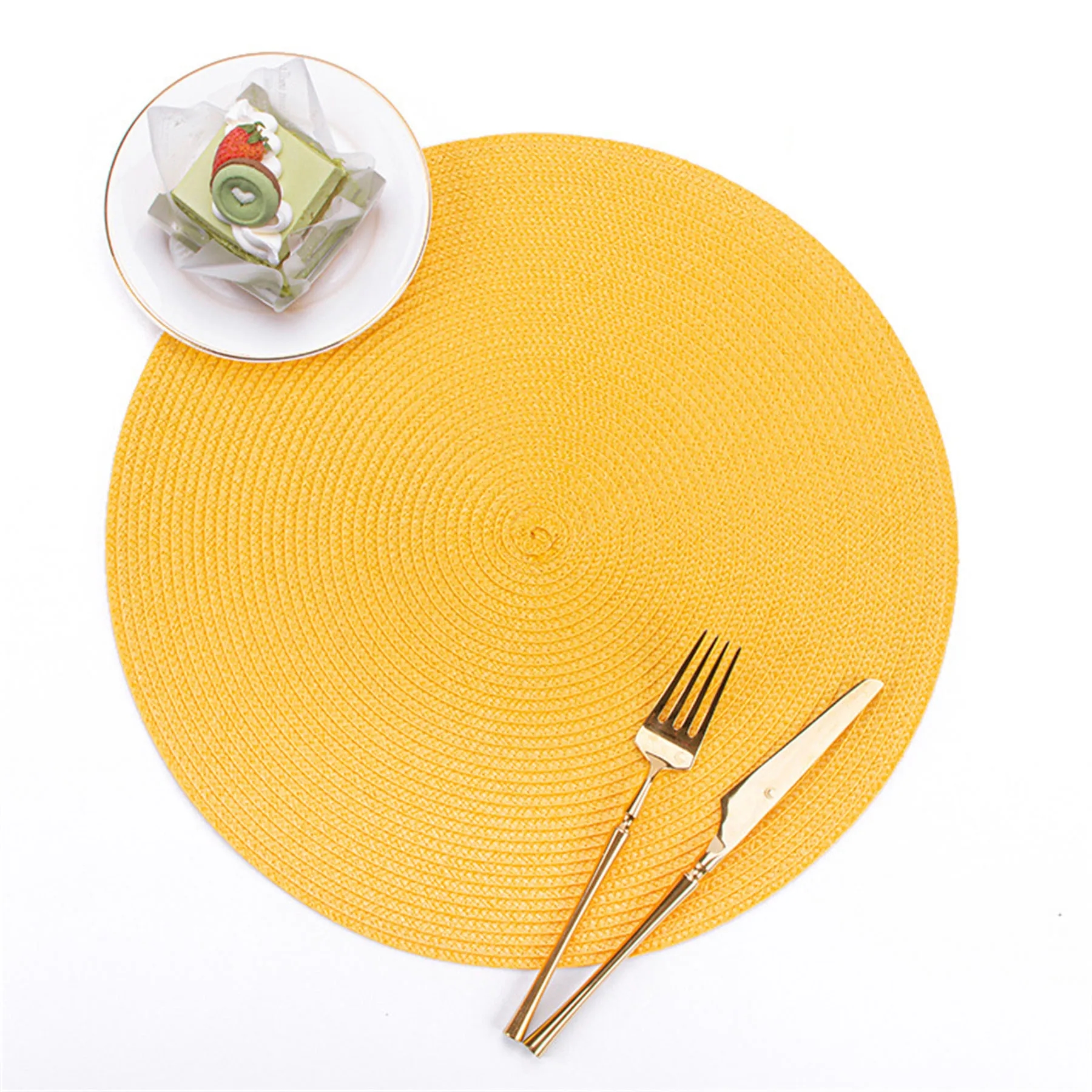 Round Hand Woven Place Mat 27
