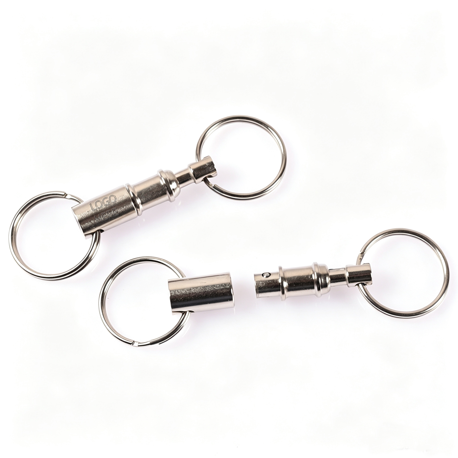 Detachable Metal Steel Pull-Apart Key Rings