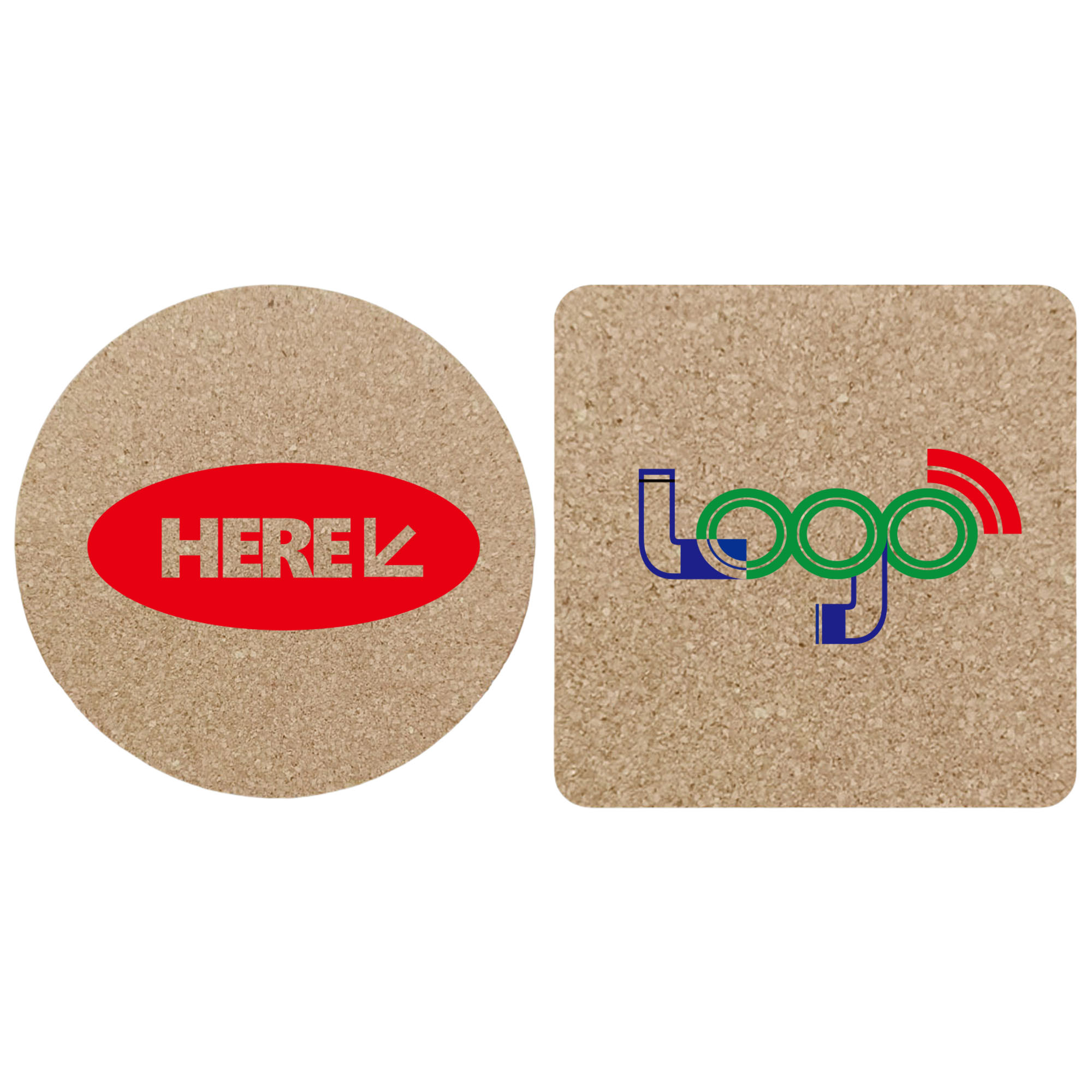 Full-Print Cork Coasters MOQ50 4
