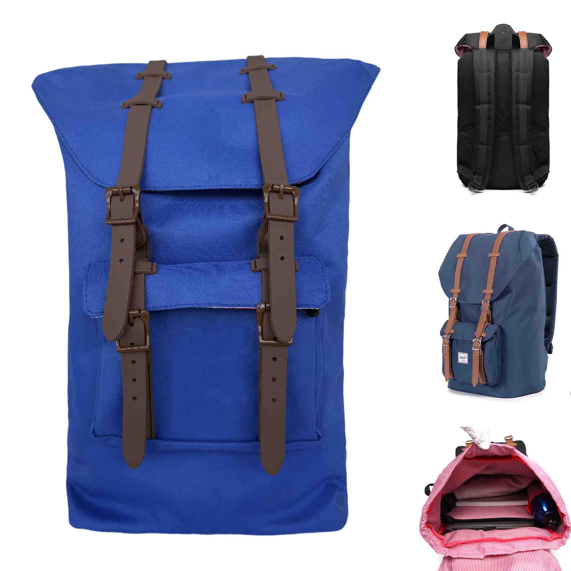 Lightweight Sleek Travel High Tech Laptop Backpack Schoolbag 3