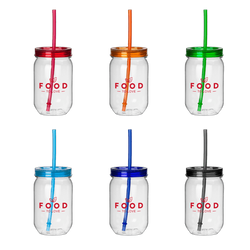 Fiesta Mason Jar Tumbler - 22 Oz.