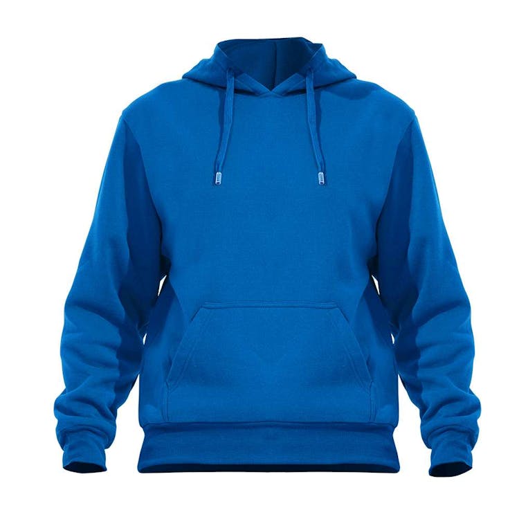 Fleece Pullover Hoodies - Small Royal Blue, custom hoodie or sweatshirt with logo imprint 3
