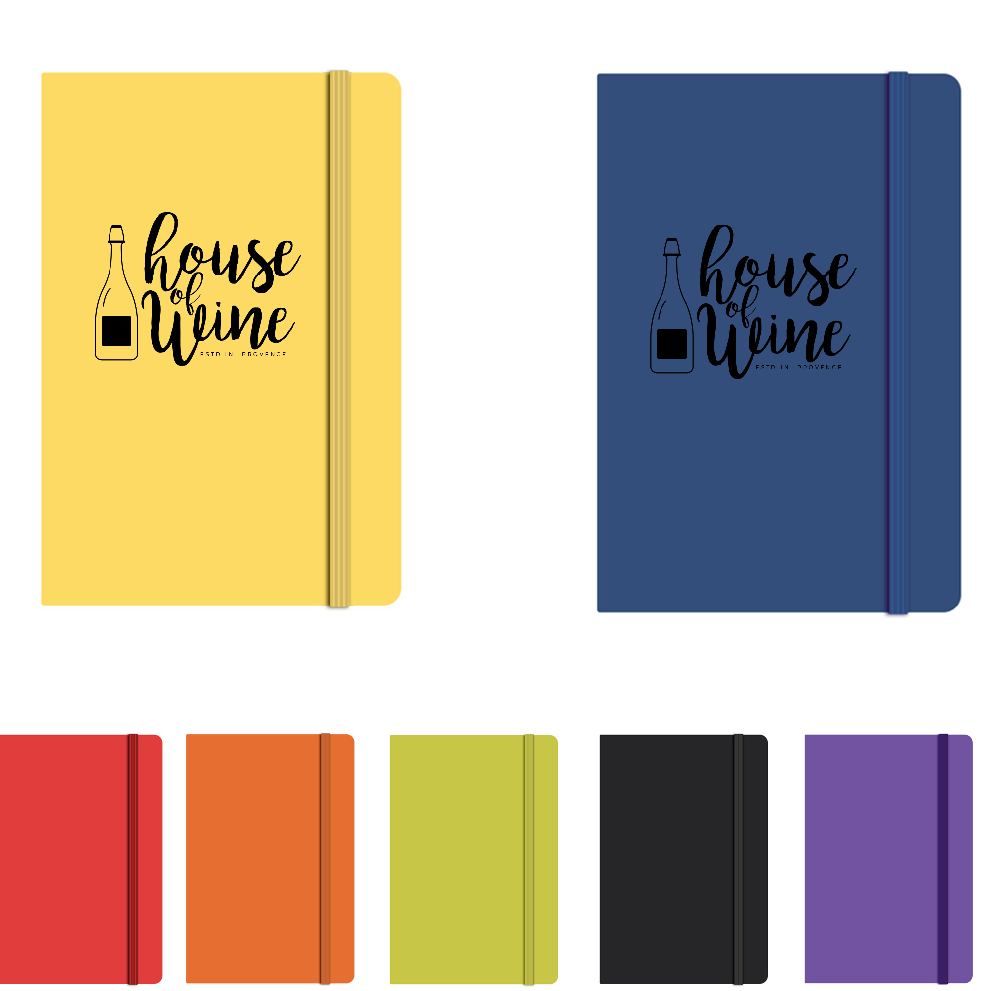 A5 Hardcover Notebook with Elastic Band 5