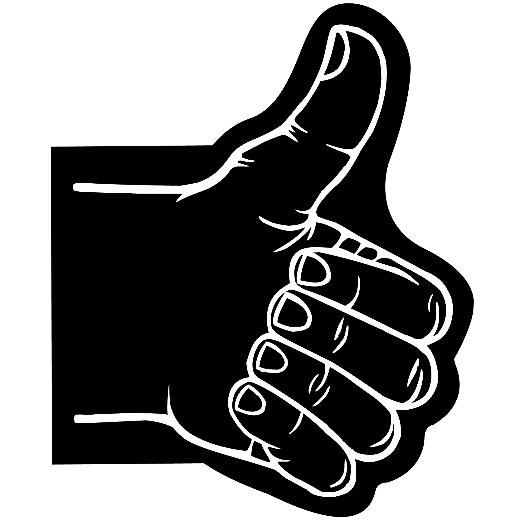 Giant Thumbs Up Hand 69