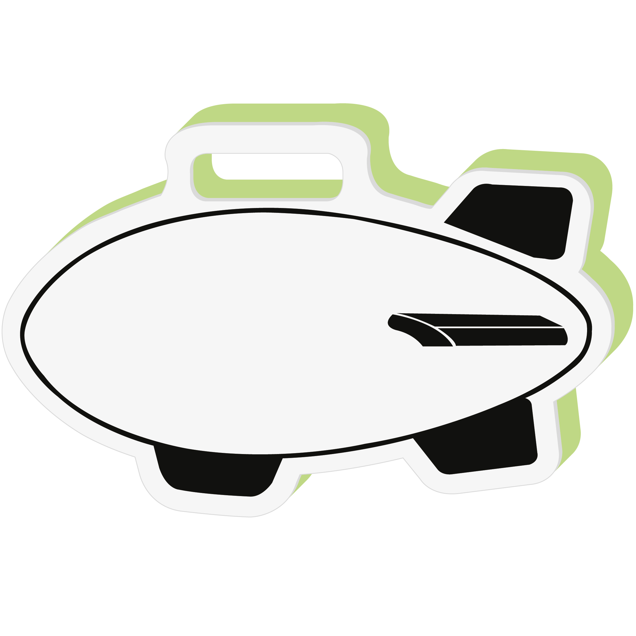 Dirigible Airship Sandwich Cushion 45