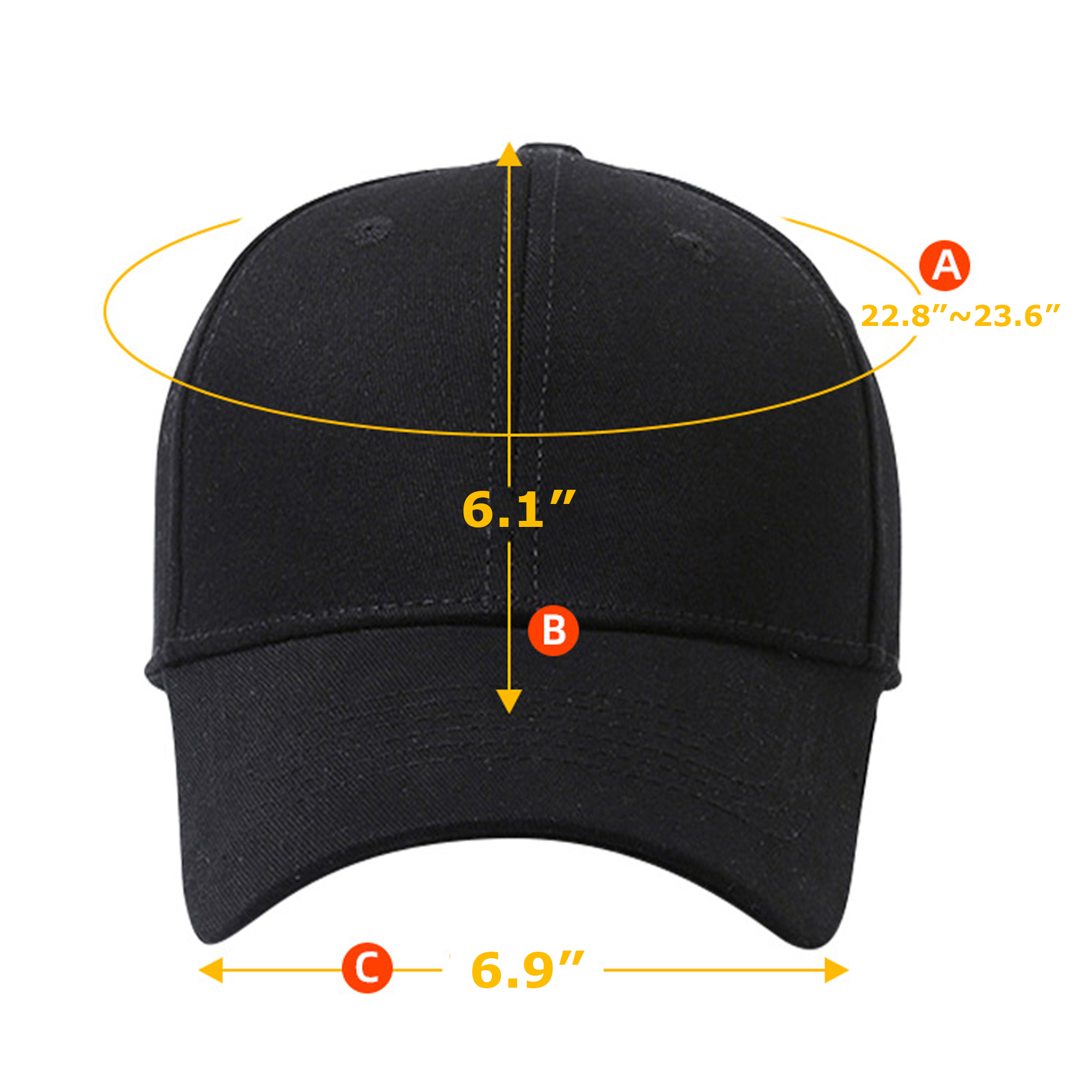 Cotton Baseball Cap With Printed Embroidery 6