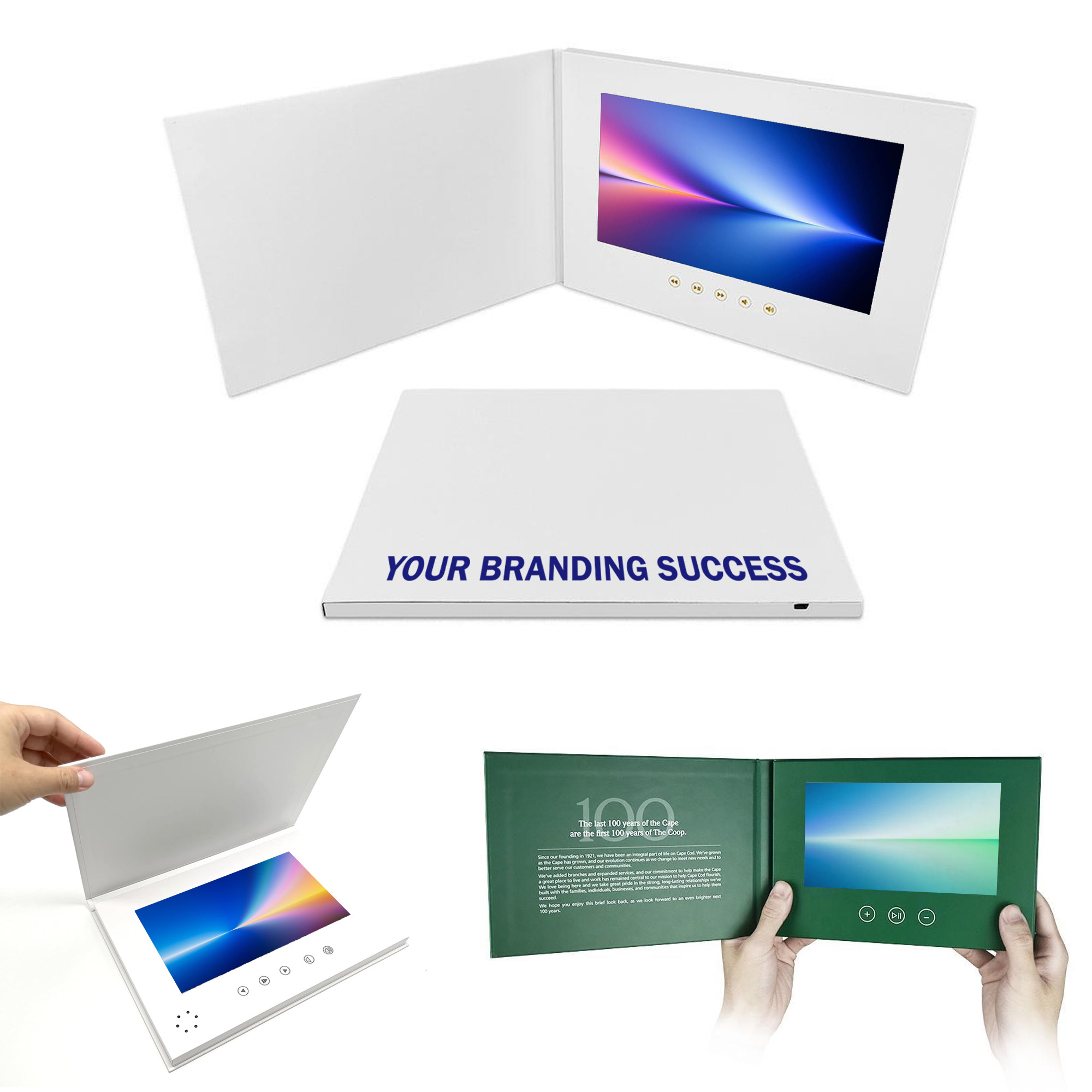 10" Touchscreen Video Brochure with 8GB Storage