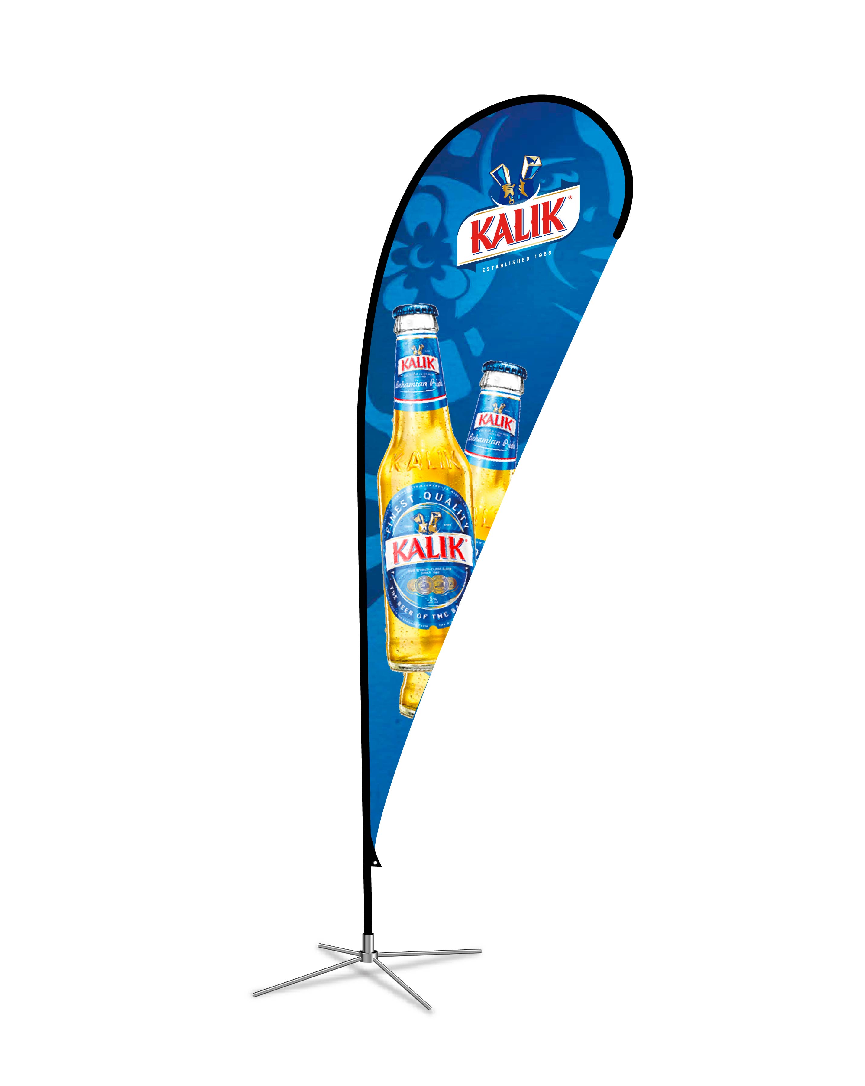 Teardrop Flag Banner Single Sided Kit (11ft)