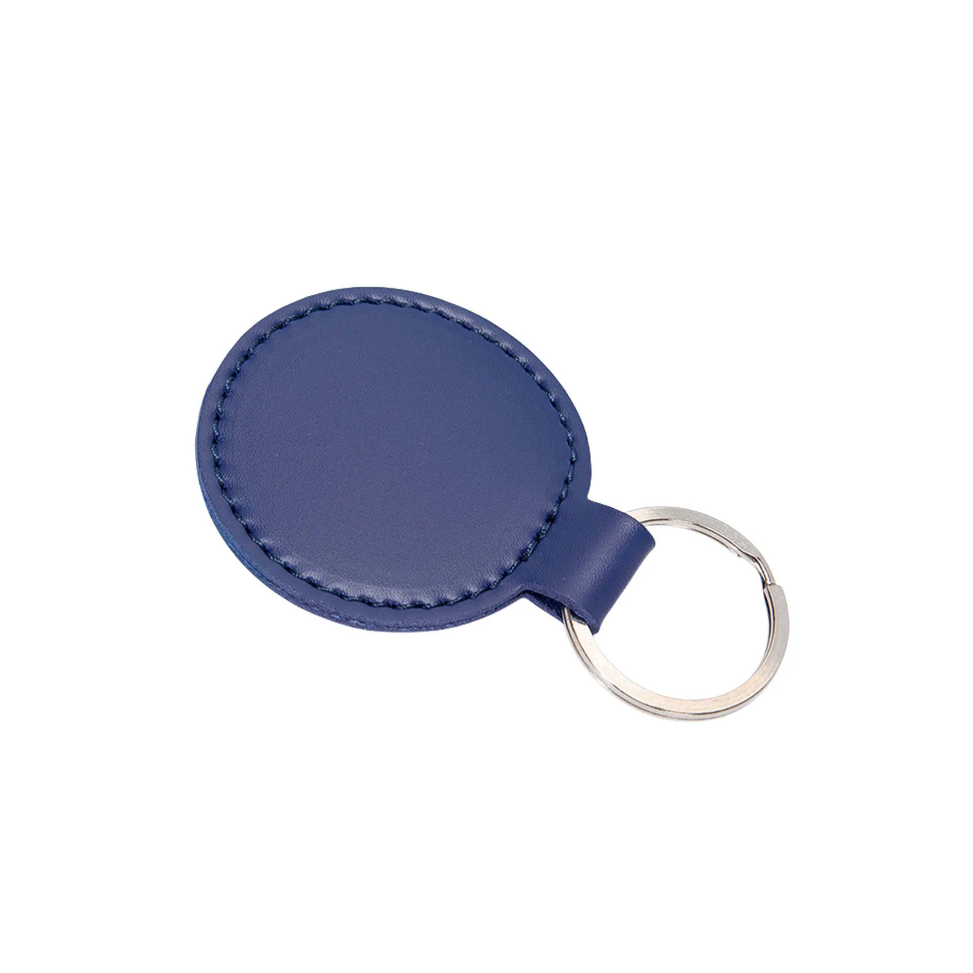 PU Leather Round Style Keychain 7