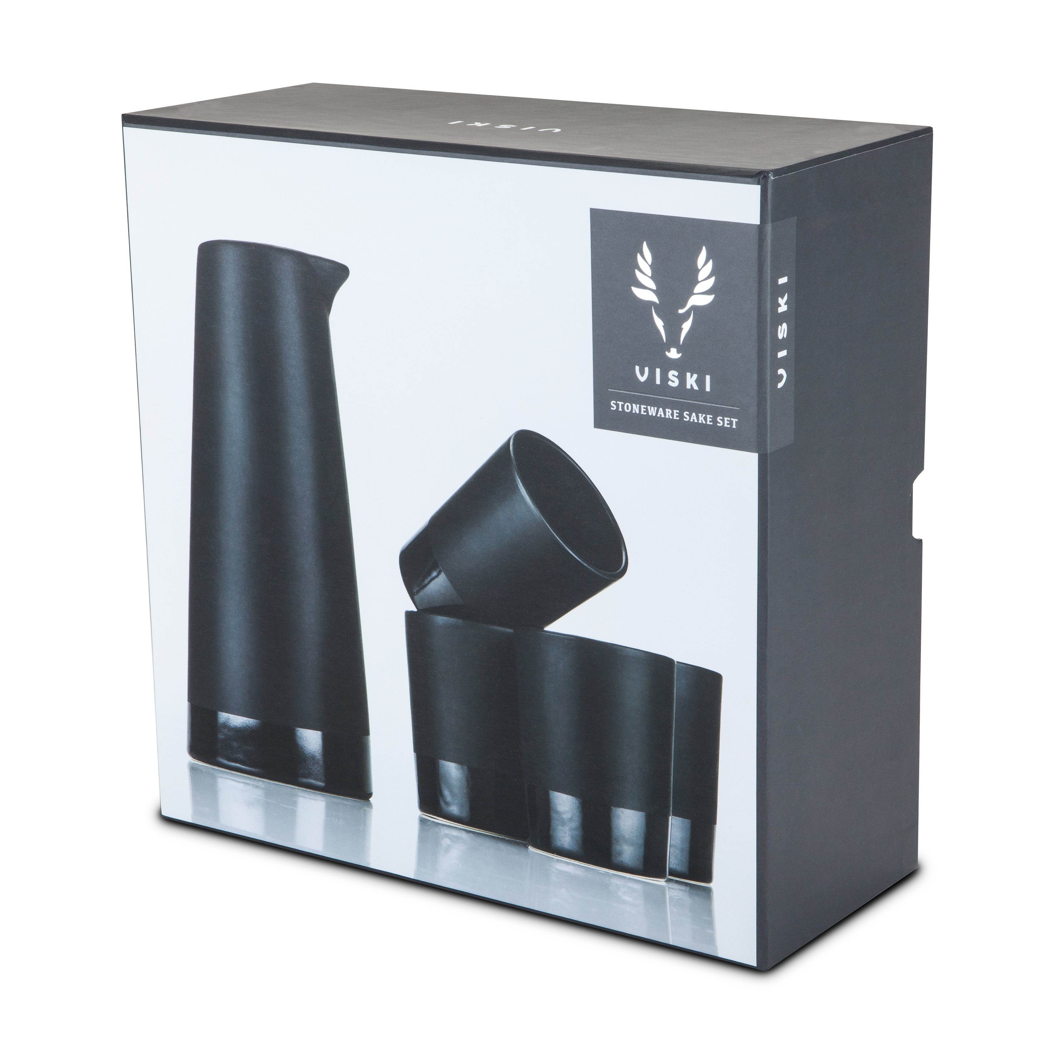 Viski® 5-Piece Stoneware Sake Set 14