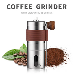 Manual Coffee Bean Grinder with Titanium Burrs