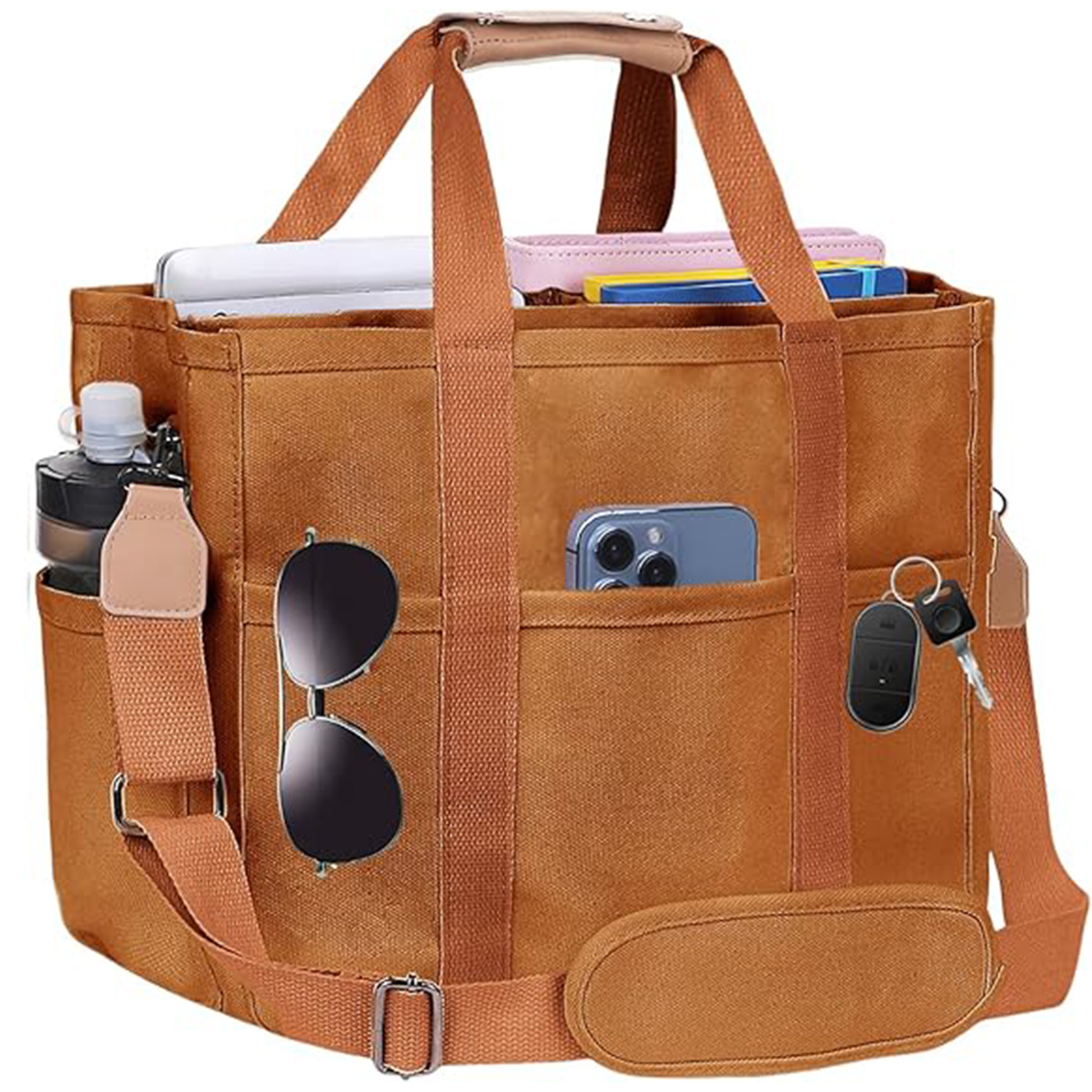 Multifunctional Canvas Tote Bag 19