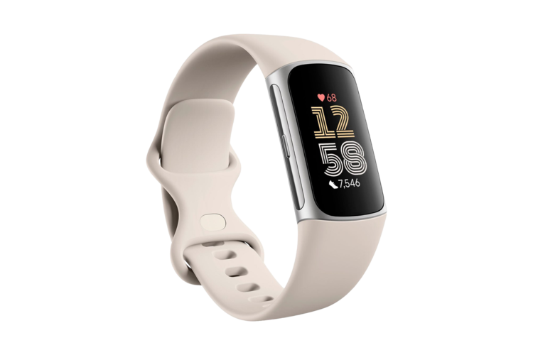 Fitbit Charge 6 Advanced Health Tracker - Porcelain/Silver Aluminum 3