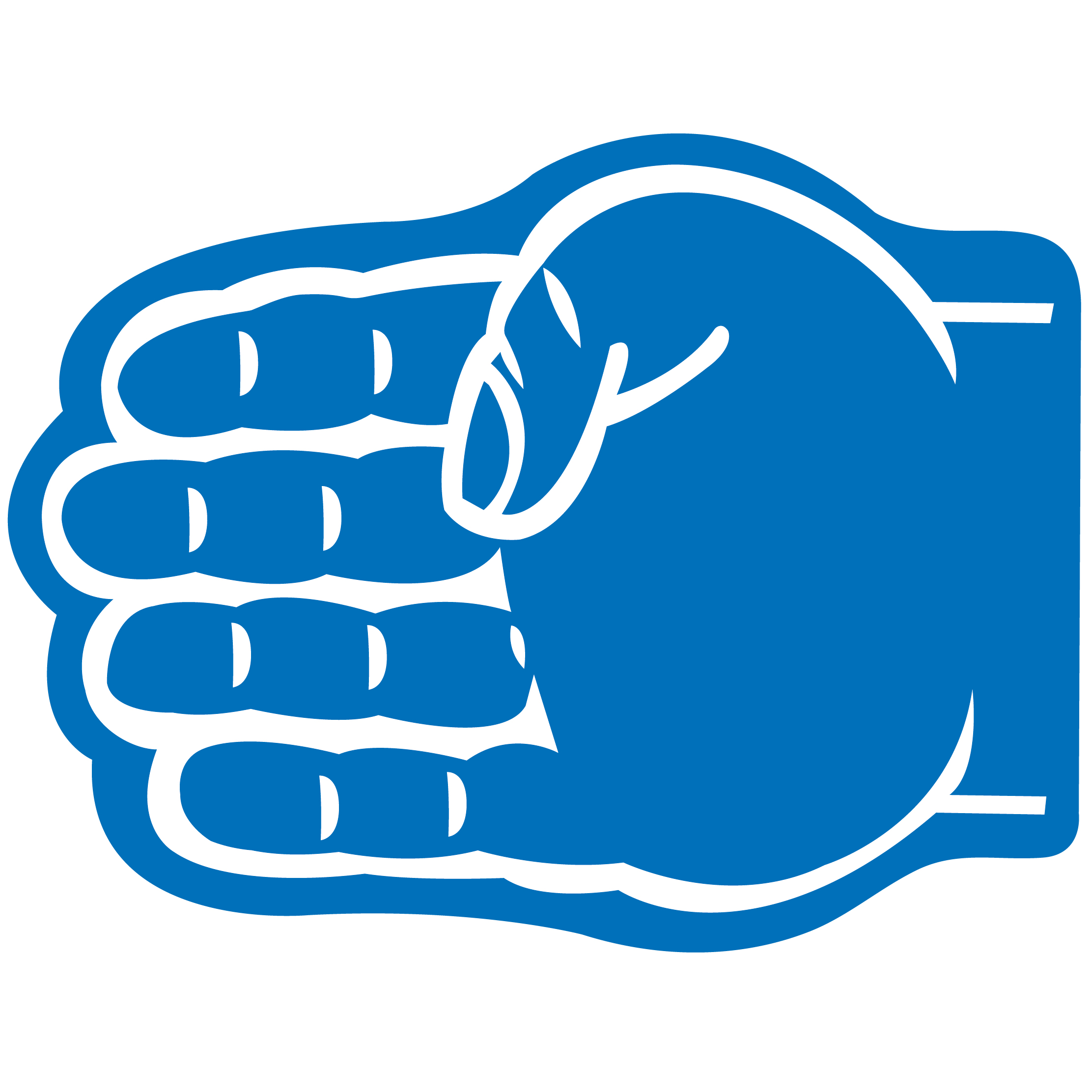 First Down Foam Hand 58