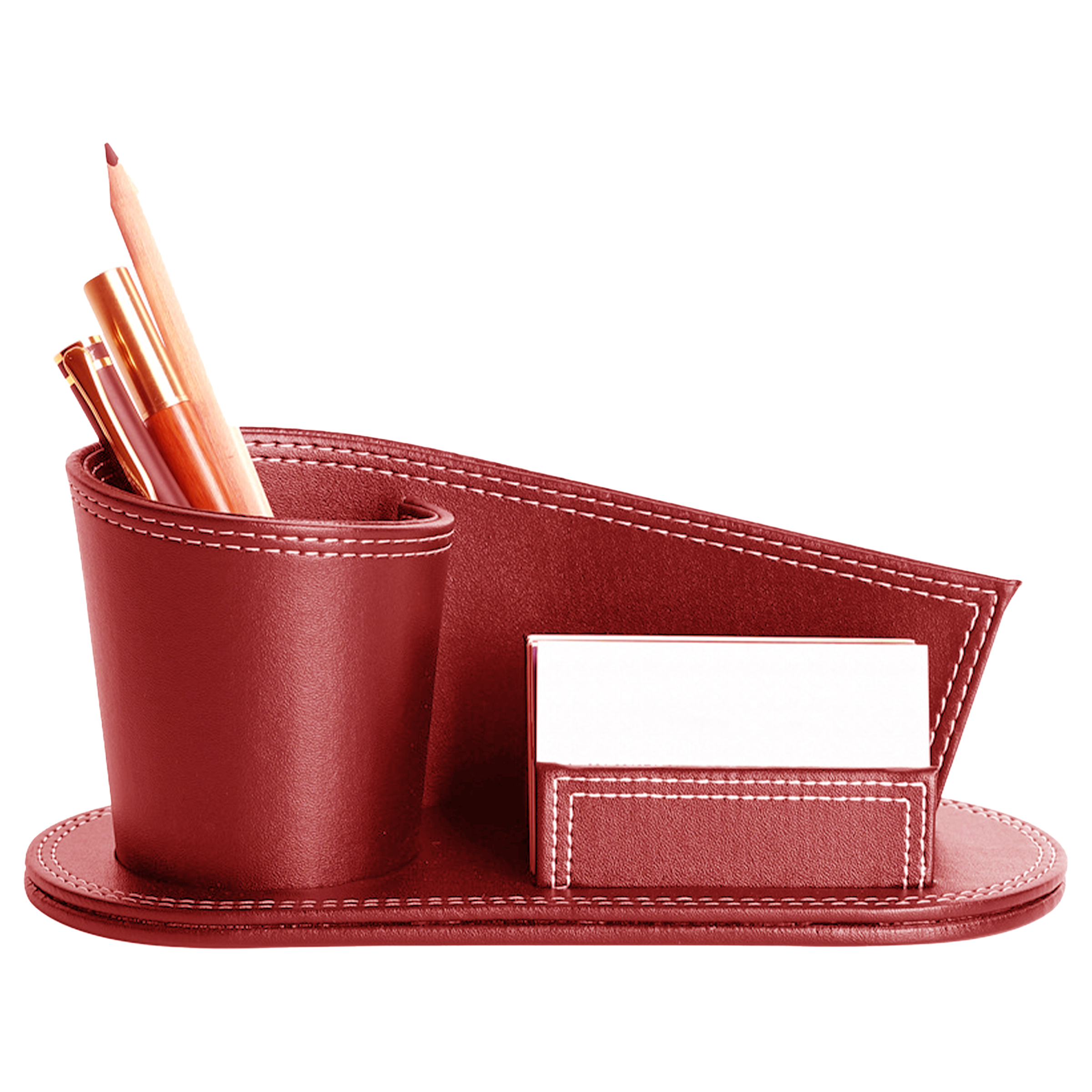 Pu Leather Stylish Desk Organizer 6