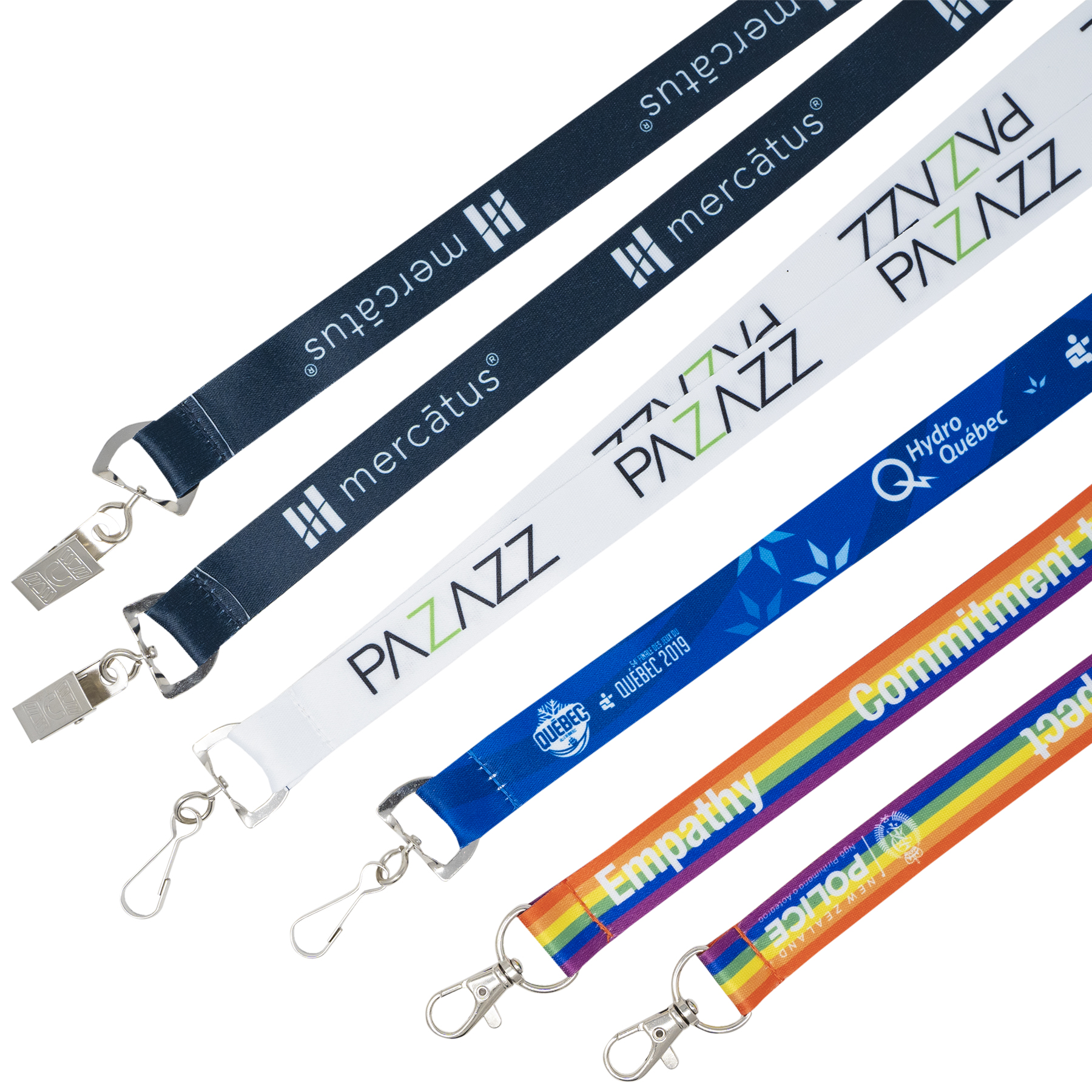 Dye Sublimated Lanyards: 3/4" W x 36" L 6