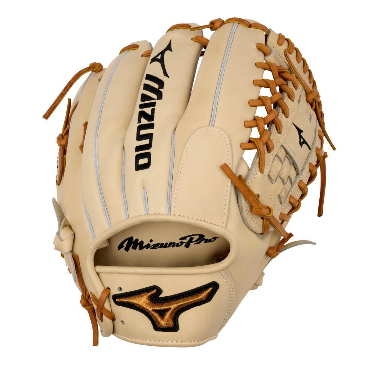 GMP-1000D Mizuno Pro, Premium Pitcher Baseball Glove, 12", Deep Pocket, Tartan 4 Web 5