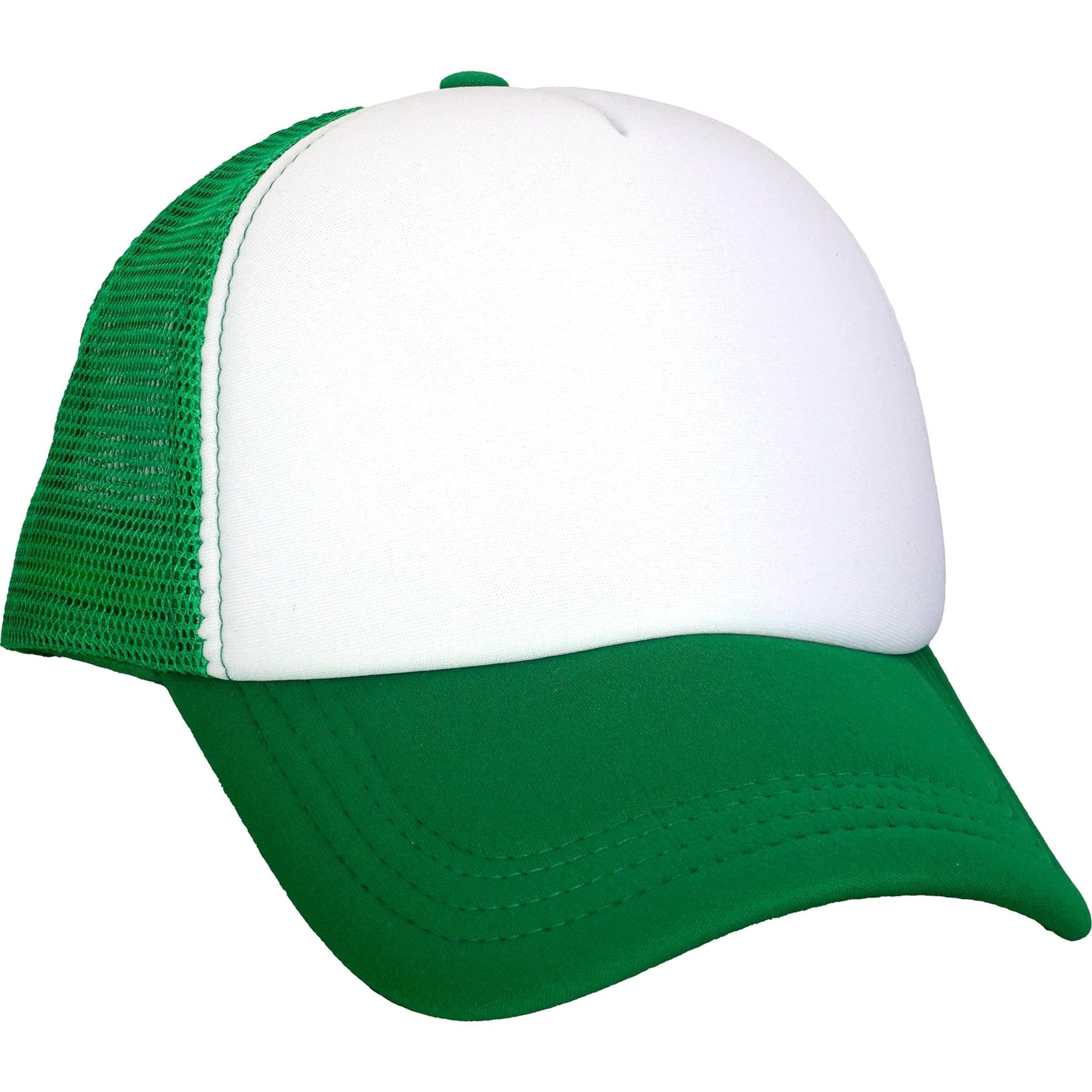 Foam Hexagon Emblem Trucker Hat 2