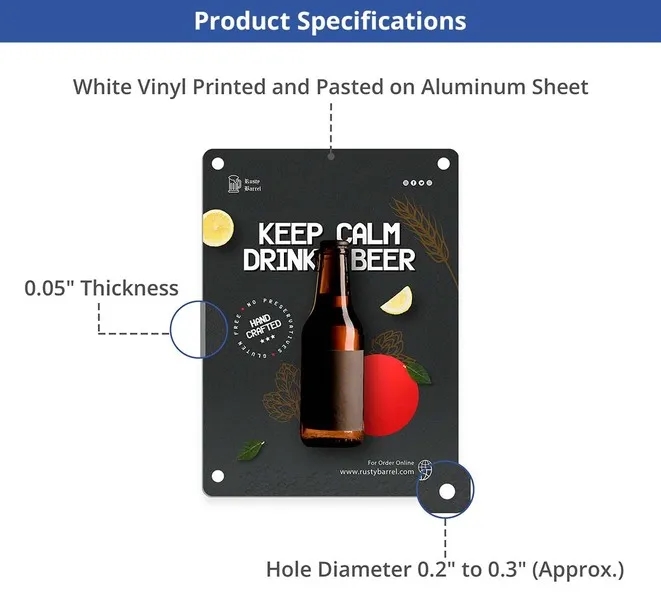 Custom Beer Signs(1' x1') SQFT 11