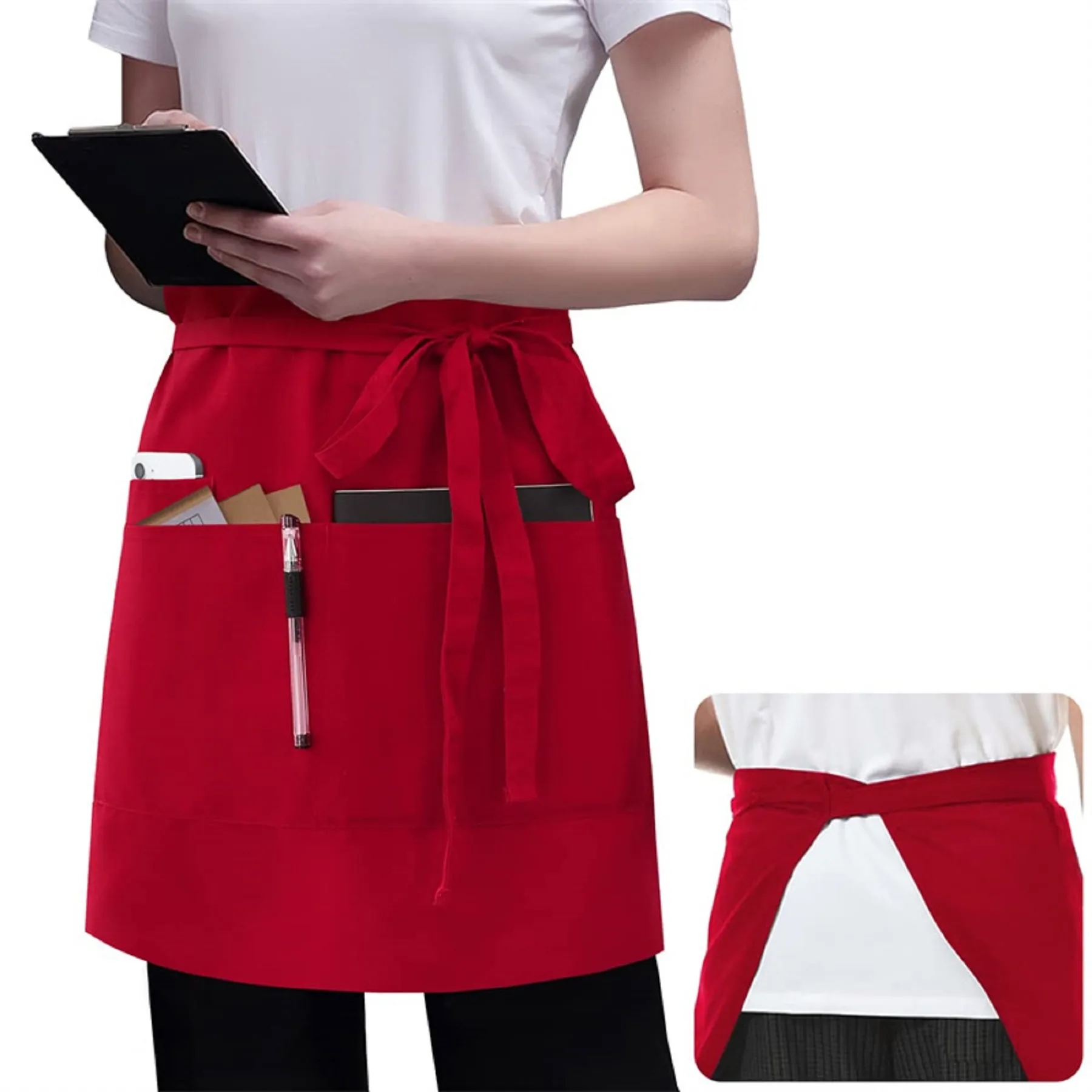 Server Apron with 3 Pockets 24