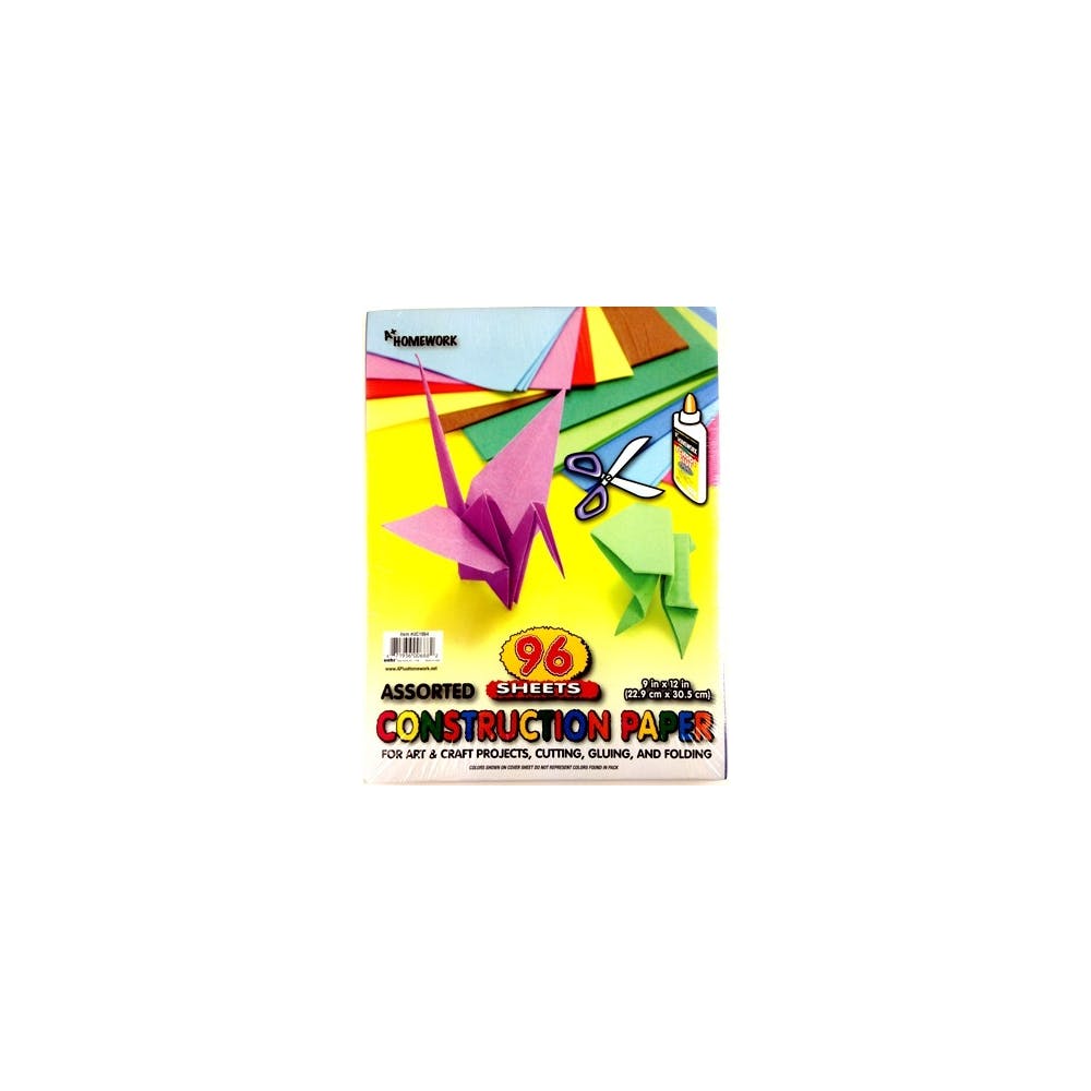 Construction Paper - 96 Sheets 9" x 12" 3