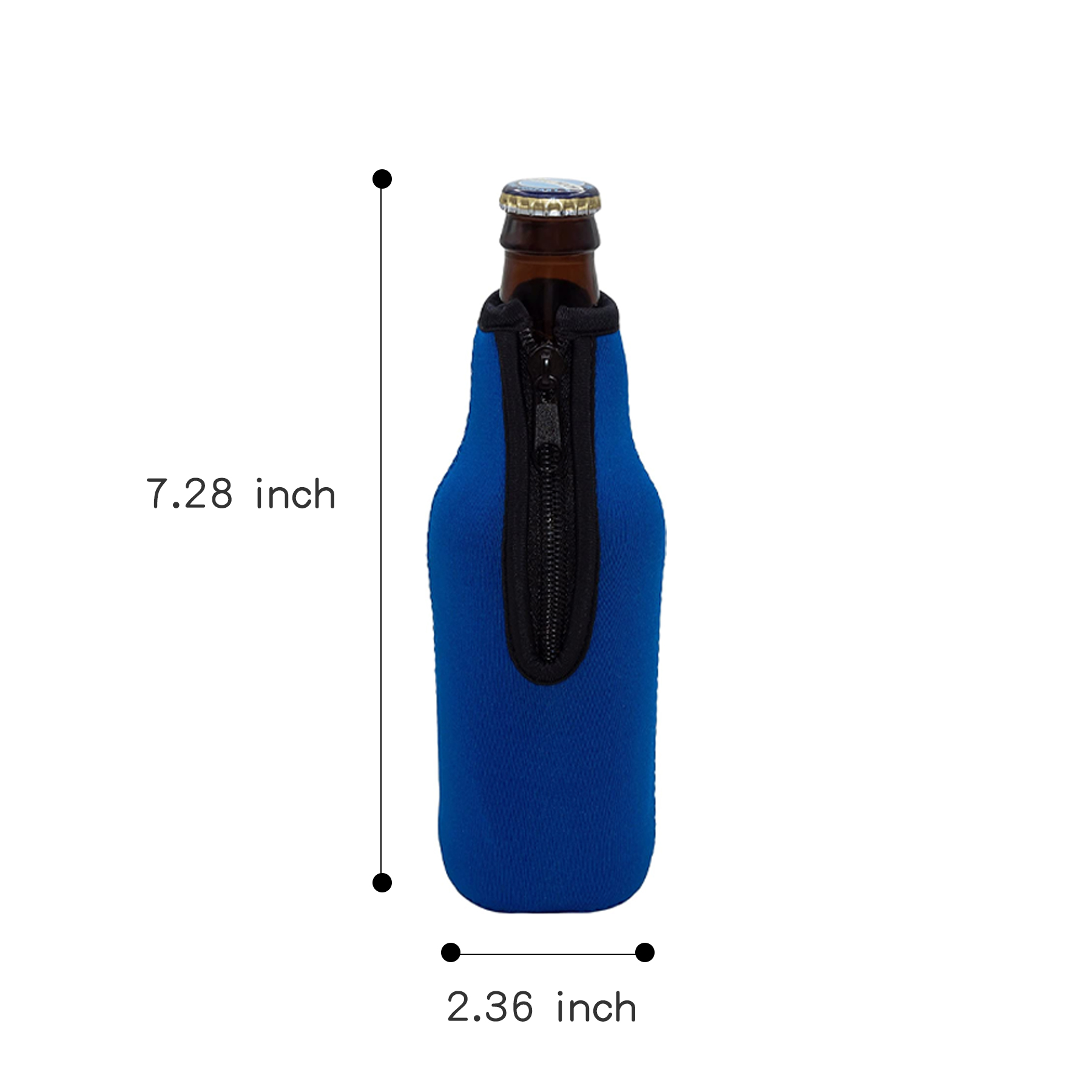 Neoprene Bottle Sleeves, custom koozie with logo imprint 7